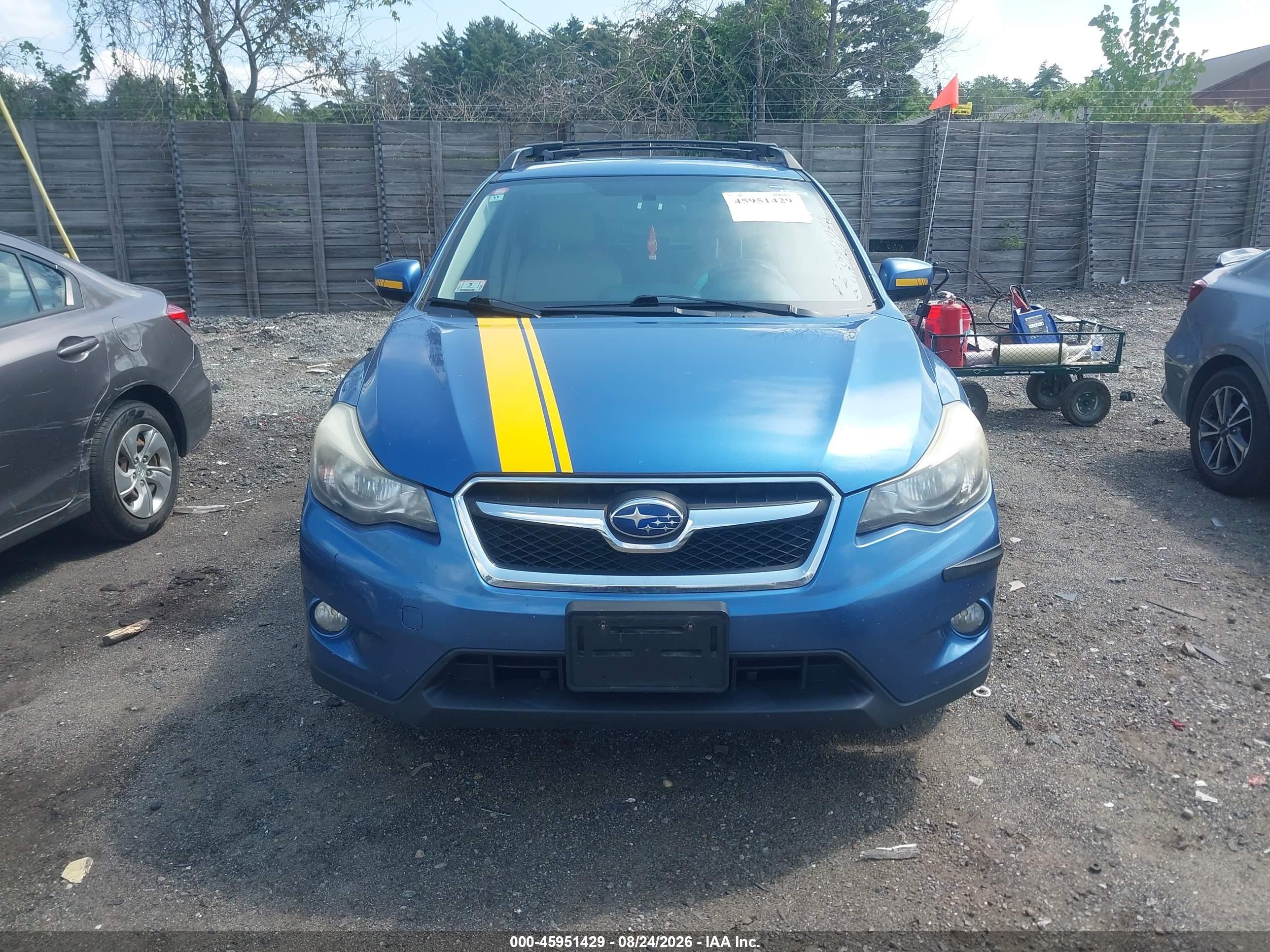 2015 Subaru Xv Crosstrek 2.0i Premium Blue vin: JF2GPACC7FG263755
