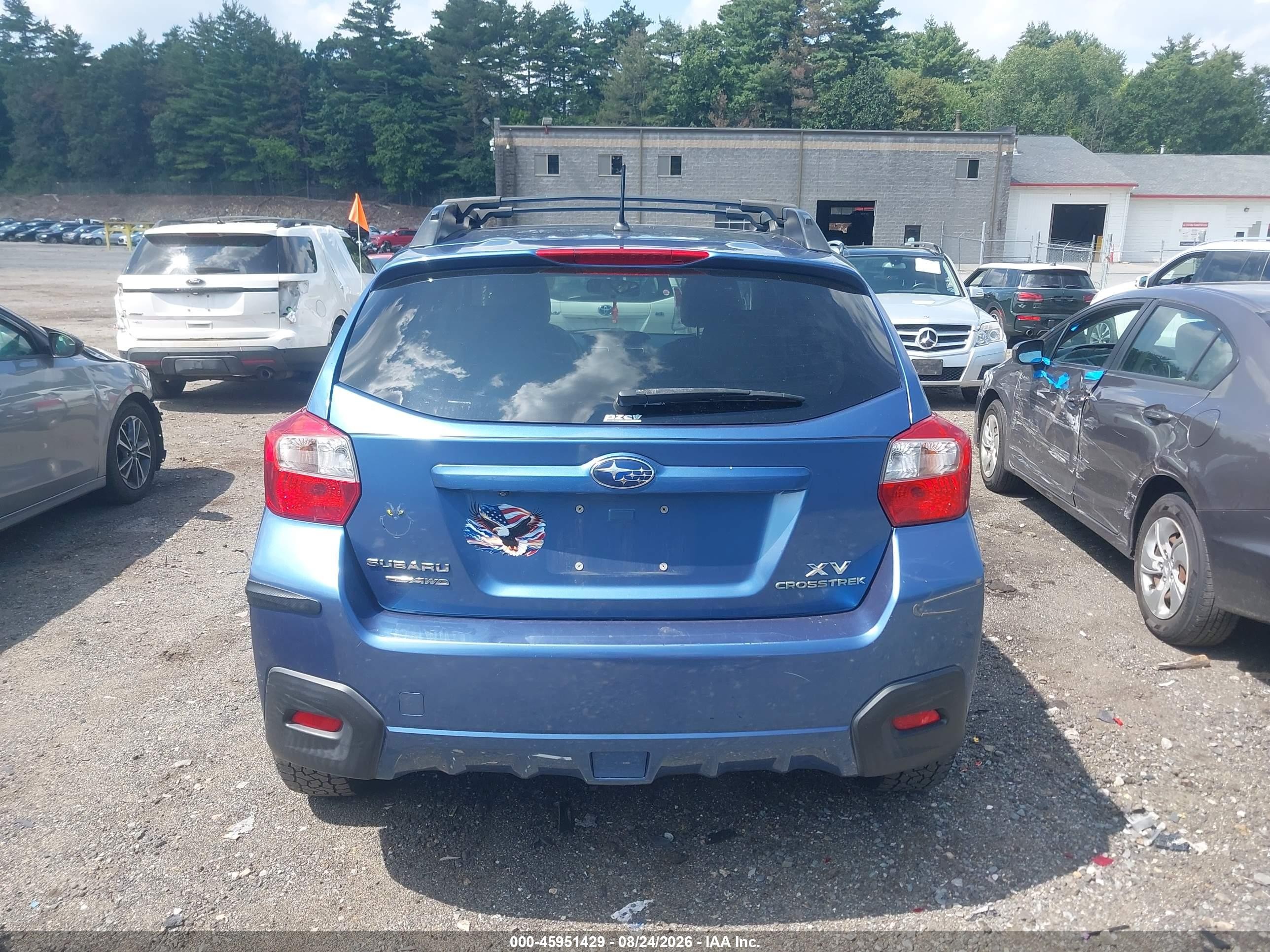 2015 Subaru Xv Crosstrek 2.0i Premium Blue vin: JF2GPACC7FG263755