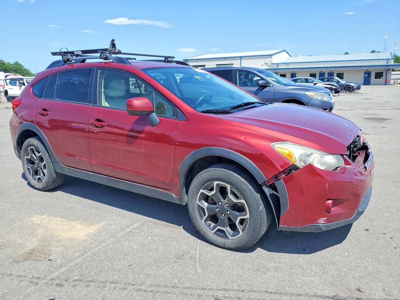 2013 Subaru Xv Crosstrek 2.0 Premium Burgundy vin: JF2GPACC8D2803530