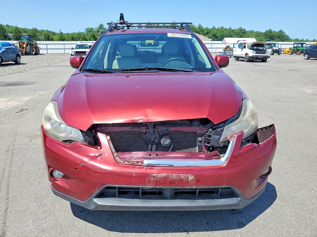 2013 Subaru Xv Crosstrek 2.0 Premium Burgundy vin: JF2GPACC8D2803530