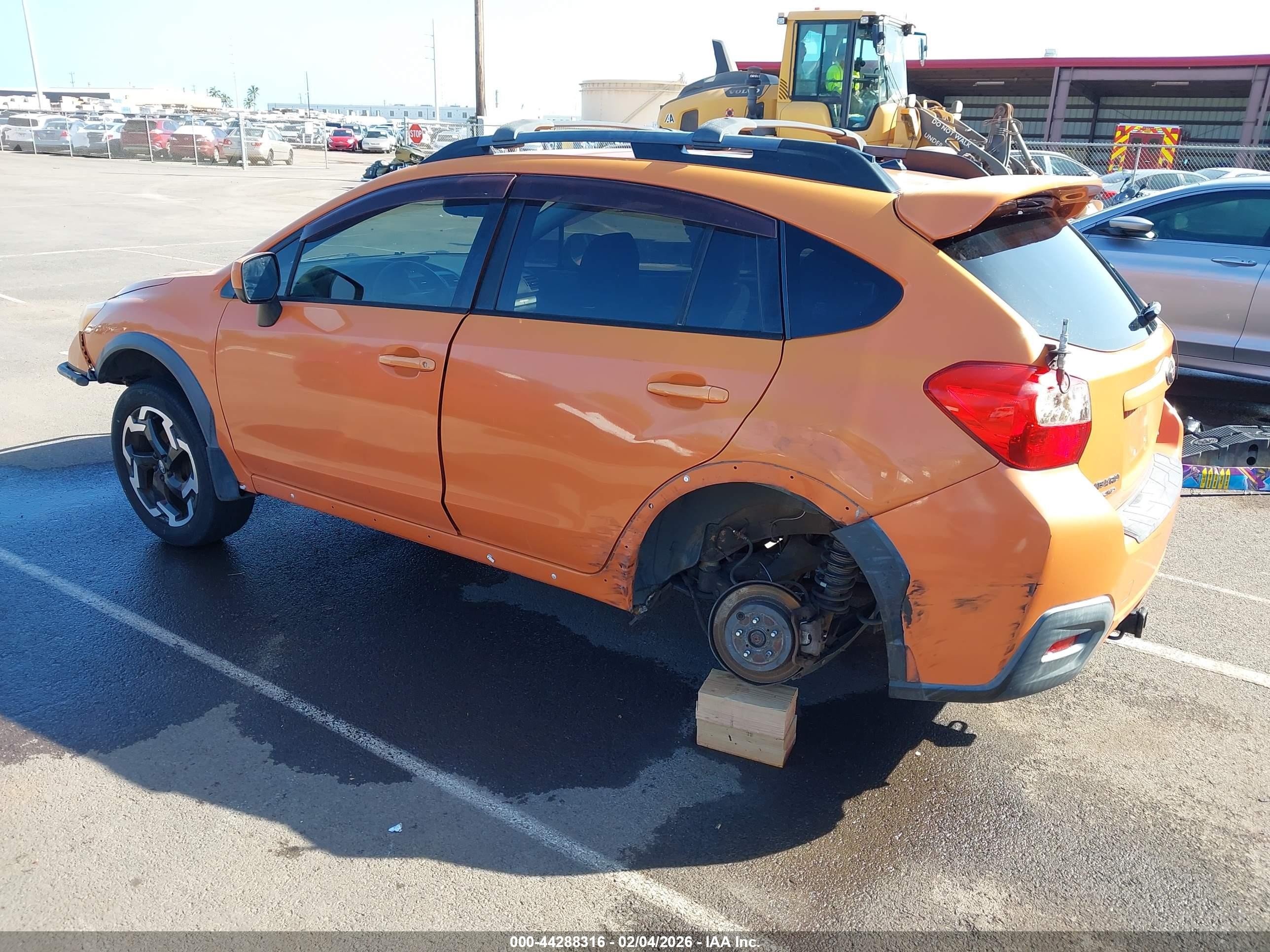 2013 Subaru Xv Crosstrek 2.0i Premium Orange vin: JF2GPACC8D2892287