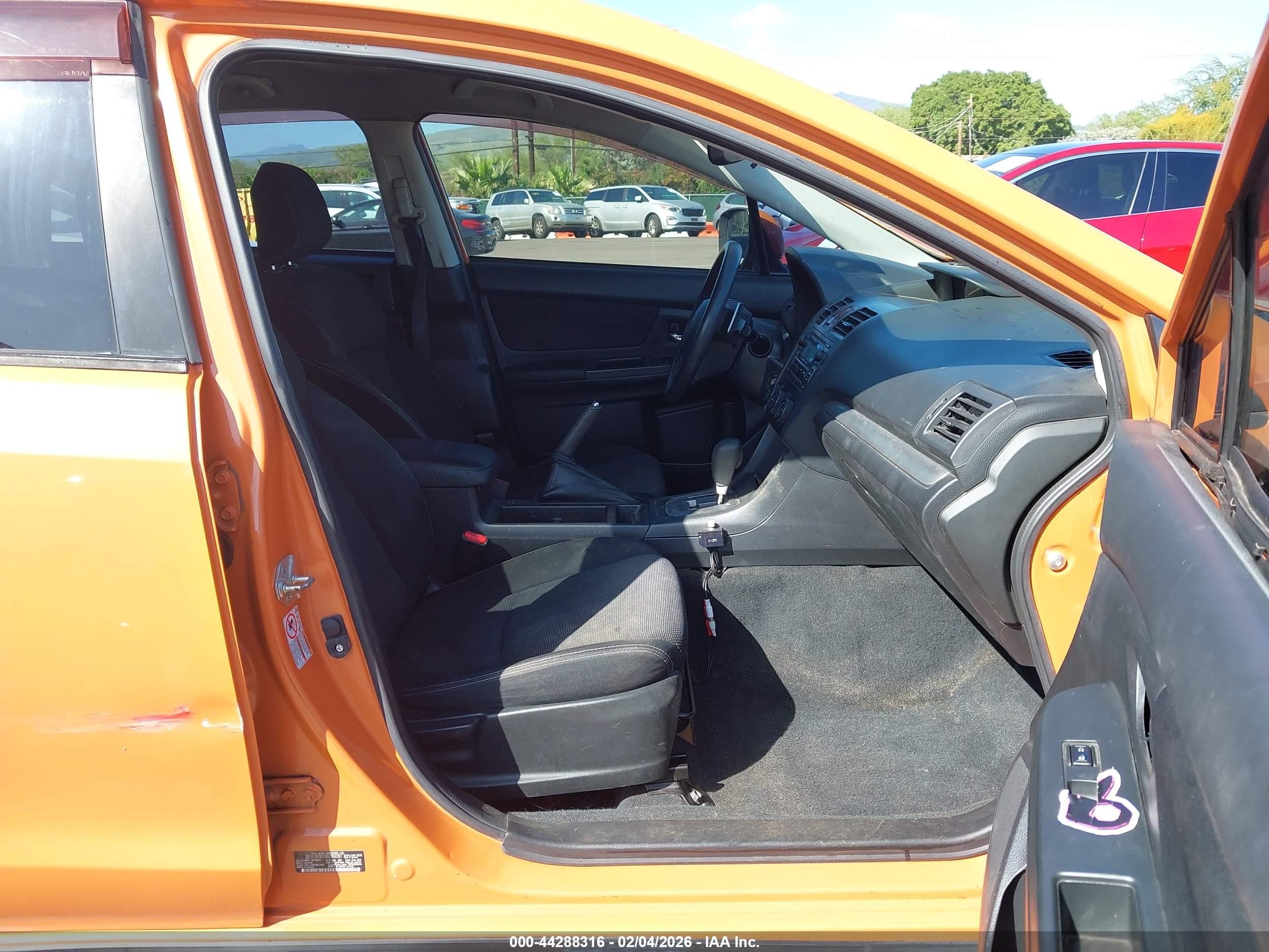 2013 Subaru Xv Crosstrek 2.0i Premium Orange vin: JF2GPACC8D2892287