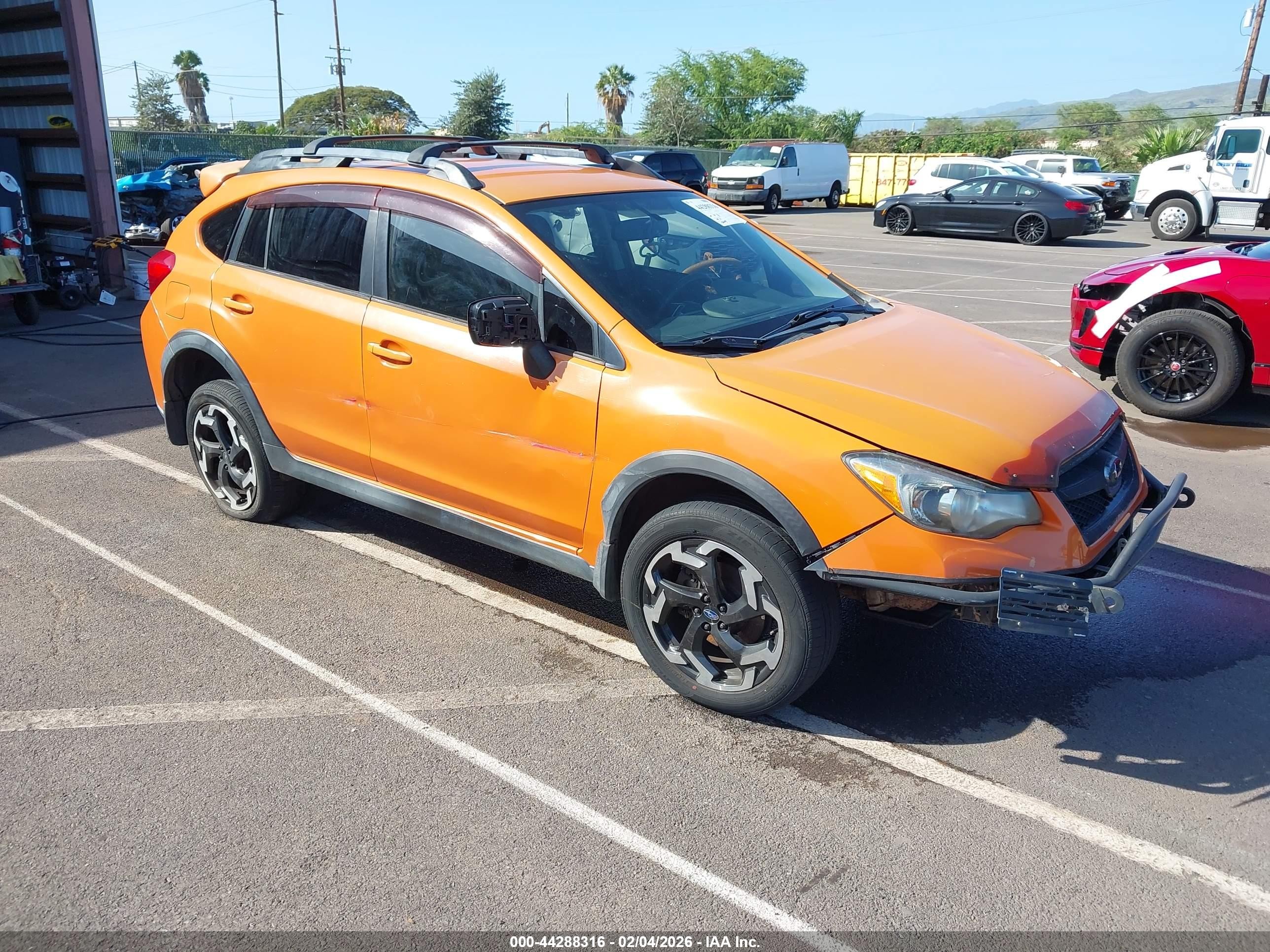 2013 Subaru Xv Crosstrek 2.0i Premium Orange vin: JF2GPACC8D2892287