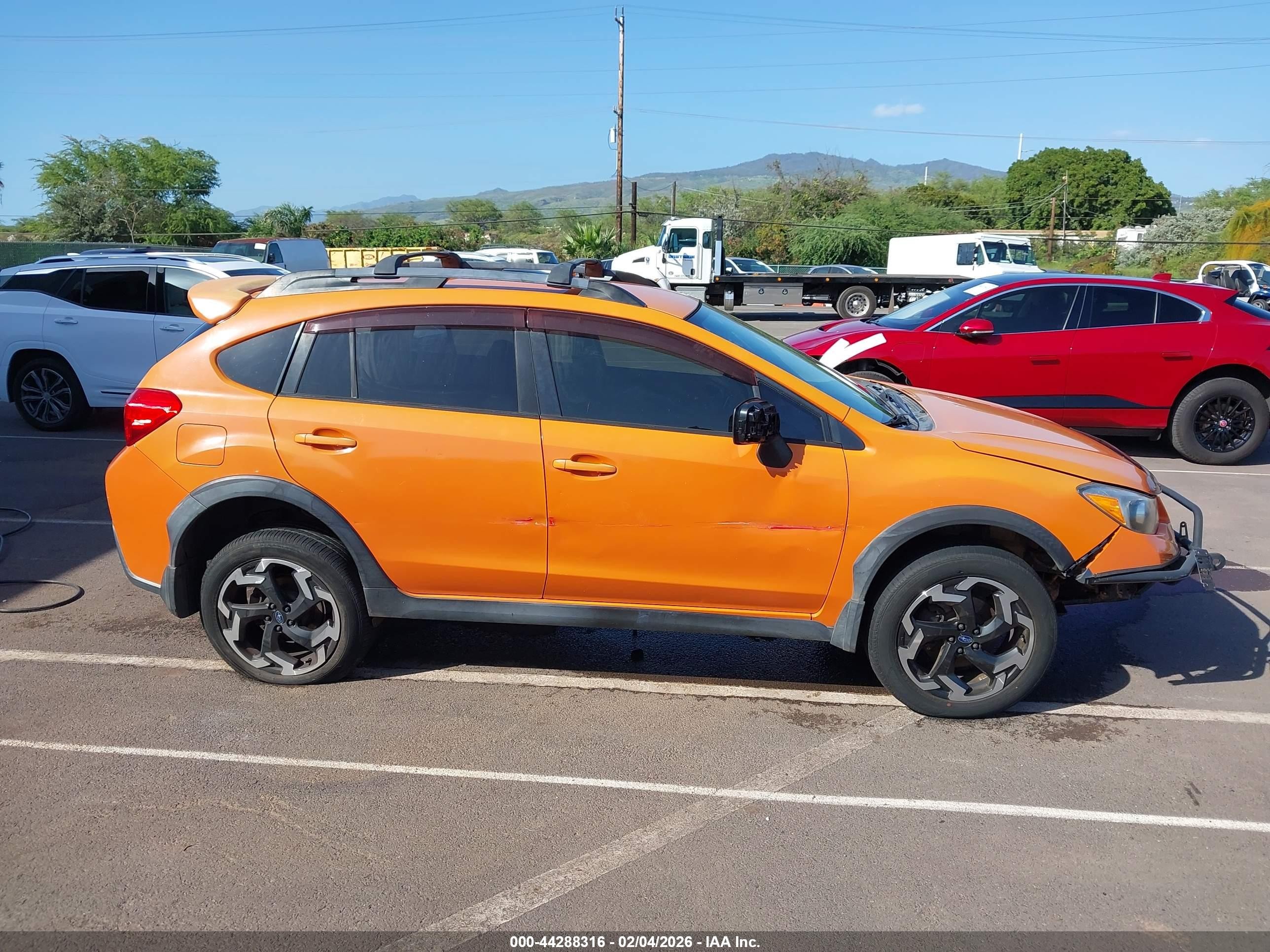 2013 Subaru Xv Crosstrek 2.0i Premium Orange vin: JF2GPACC8D2892287