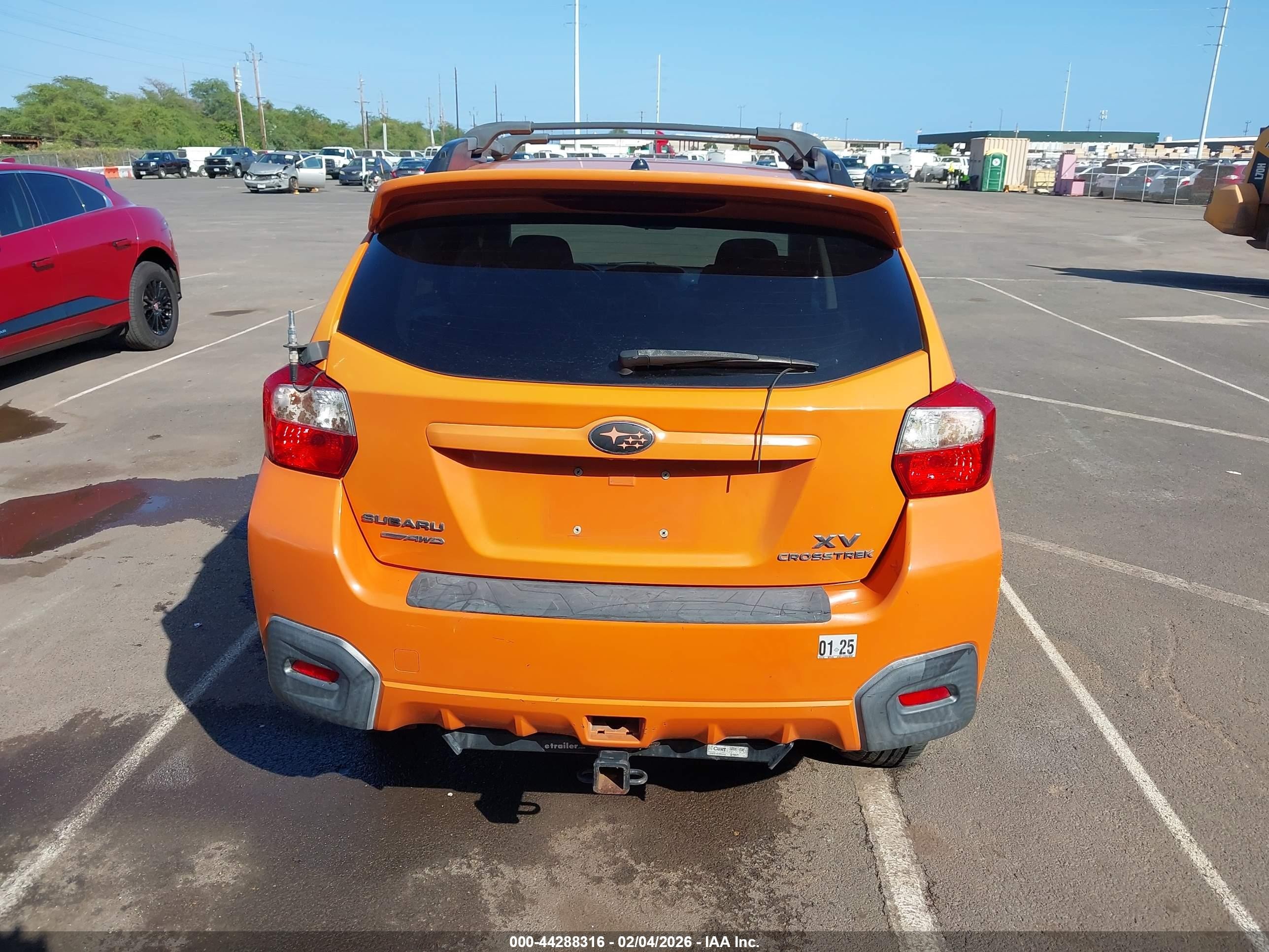 2013 Subaru Xv Crosstrek 2.0i Premium Orange vin: JF2GPACC8D2892287