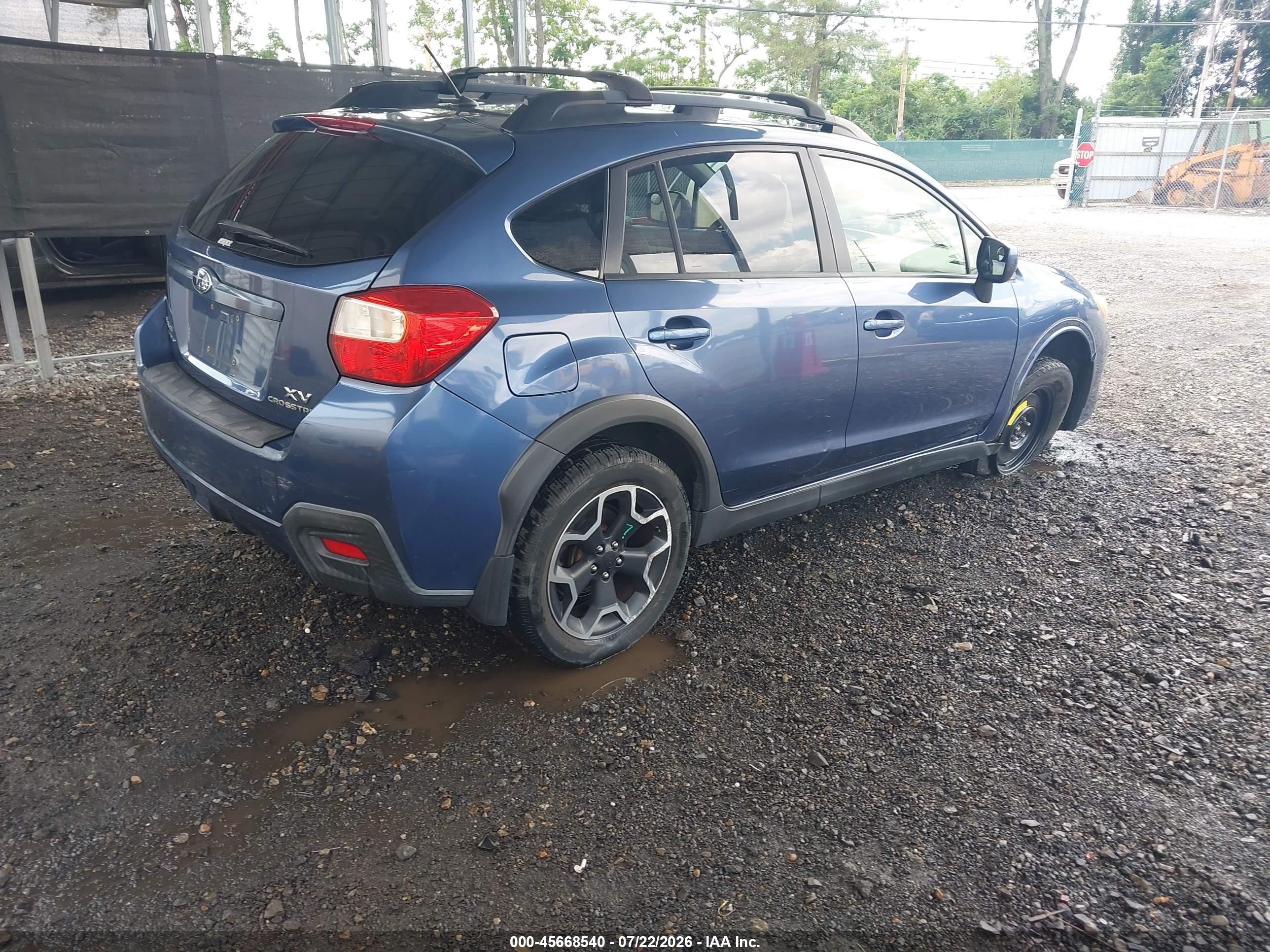 2013 Subaru Xv Crosstrek 2.0i Premium Синий vin: JF2GPACC8D2899742