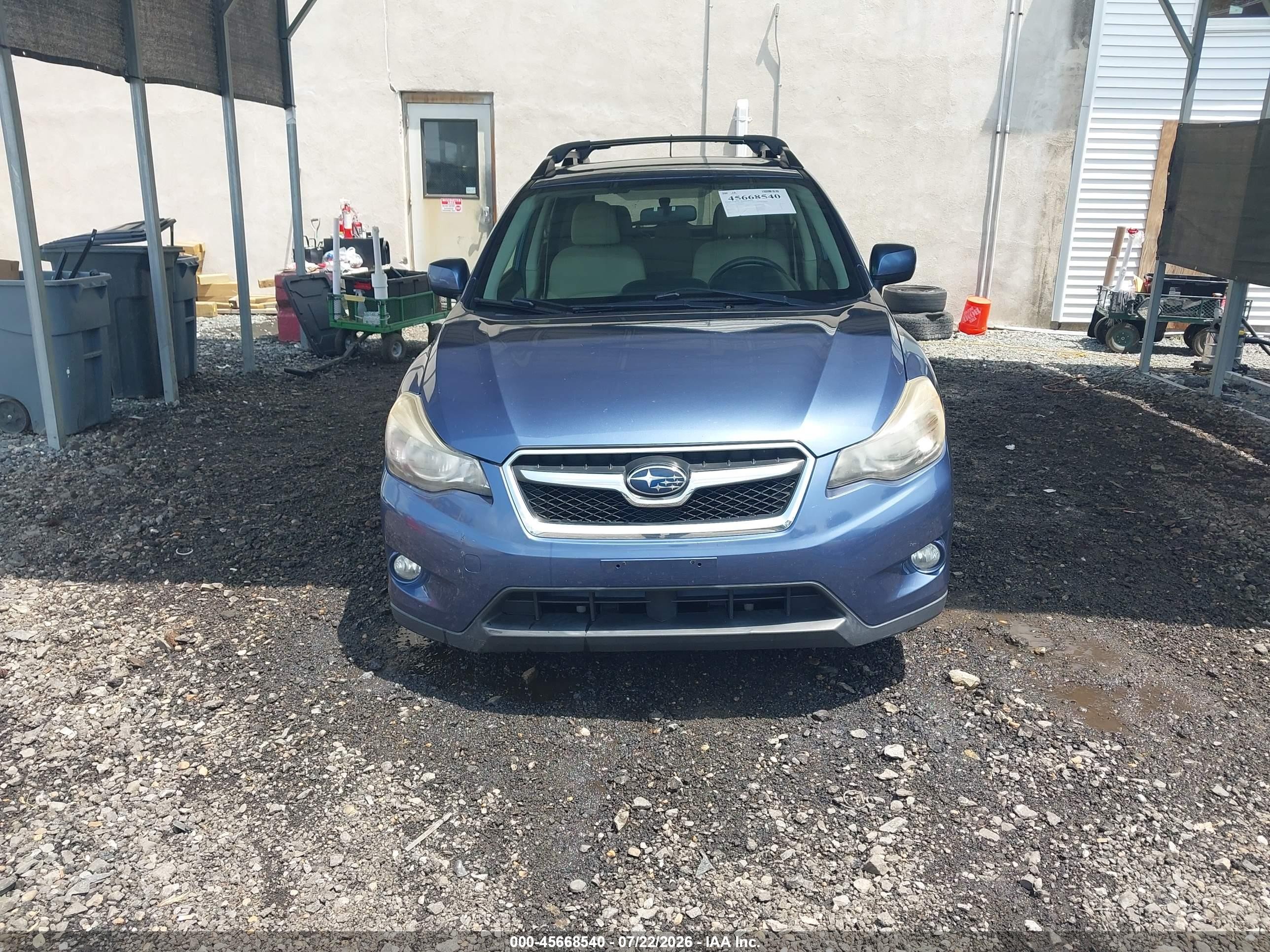 2013 Subaru Xv Crosstrek 2.0i Premium Синий vin: JF2GPACC8D2899742