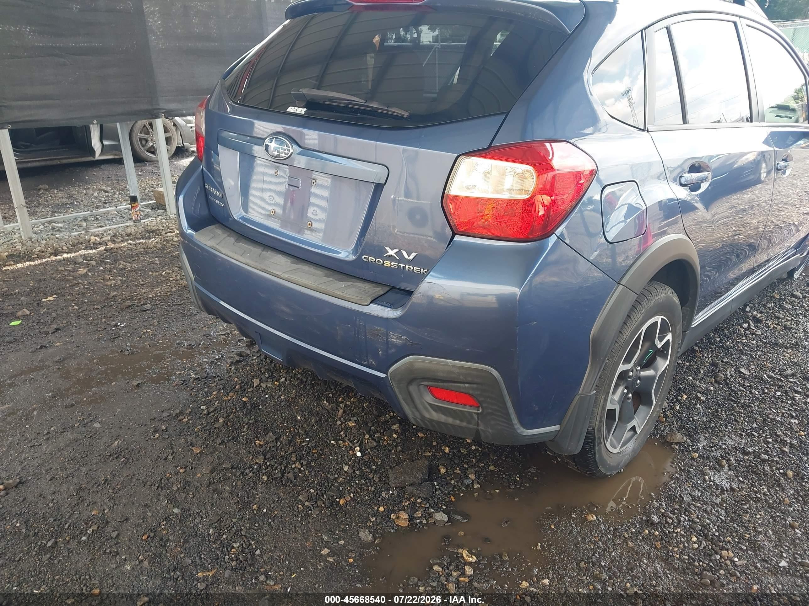 2013 Subaru Xv Crosstrek 2.0i Premium Синий vin: JF2GPACC8D2899742