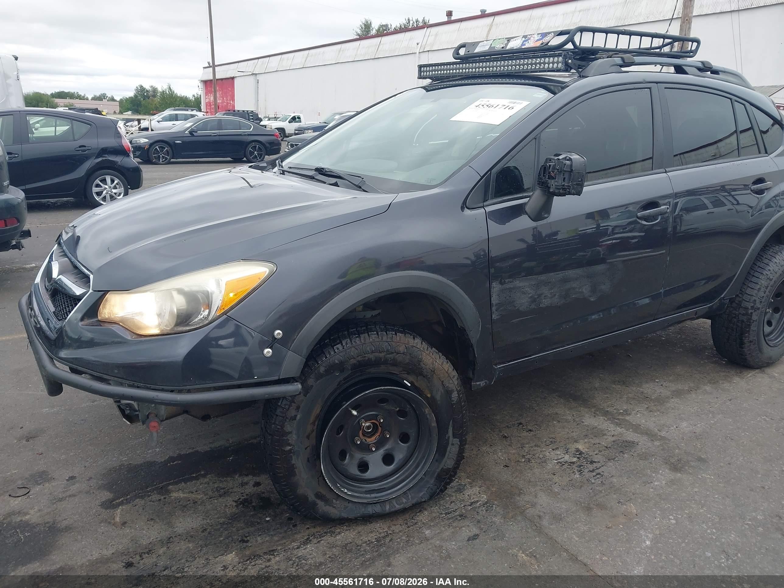 2014 Subaru Xv Crosstrek 2.0i Premium Gray vin: JF2GPACC8E8272408