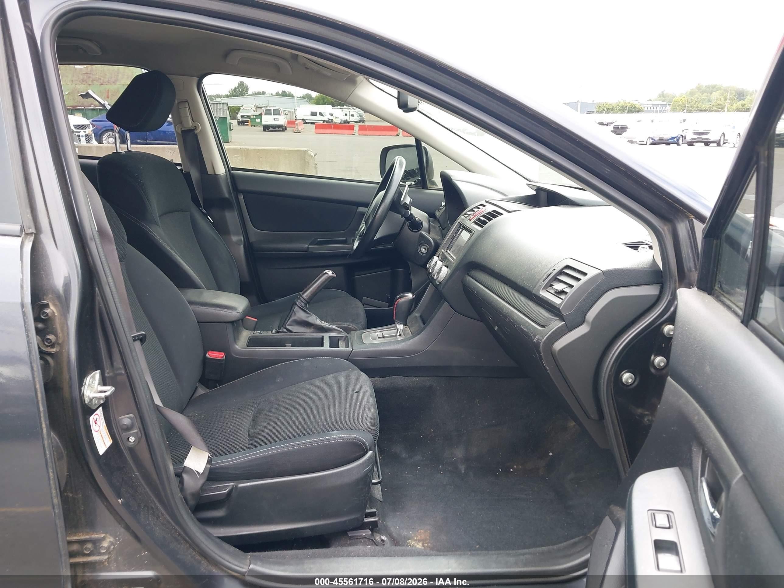 2014 Subaru Xv Crosstrek 2.0i Premium Gray vin: JF2GPACC8E8272408