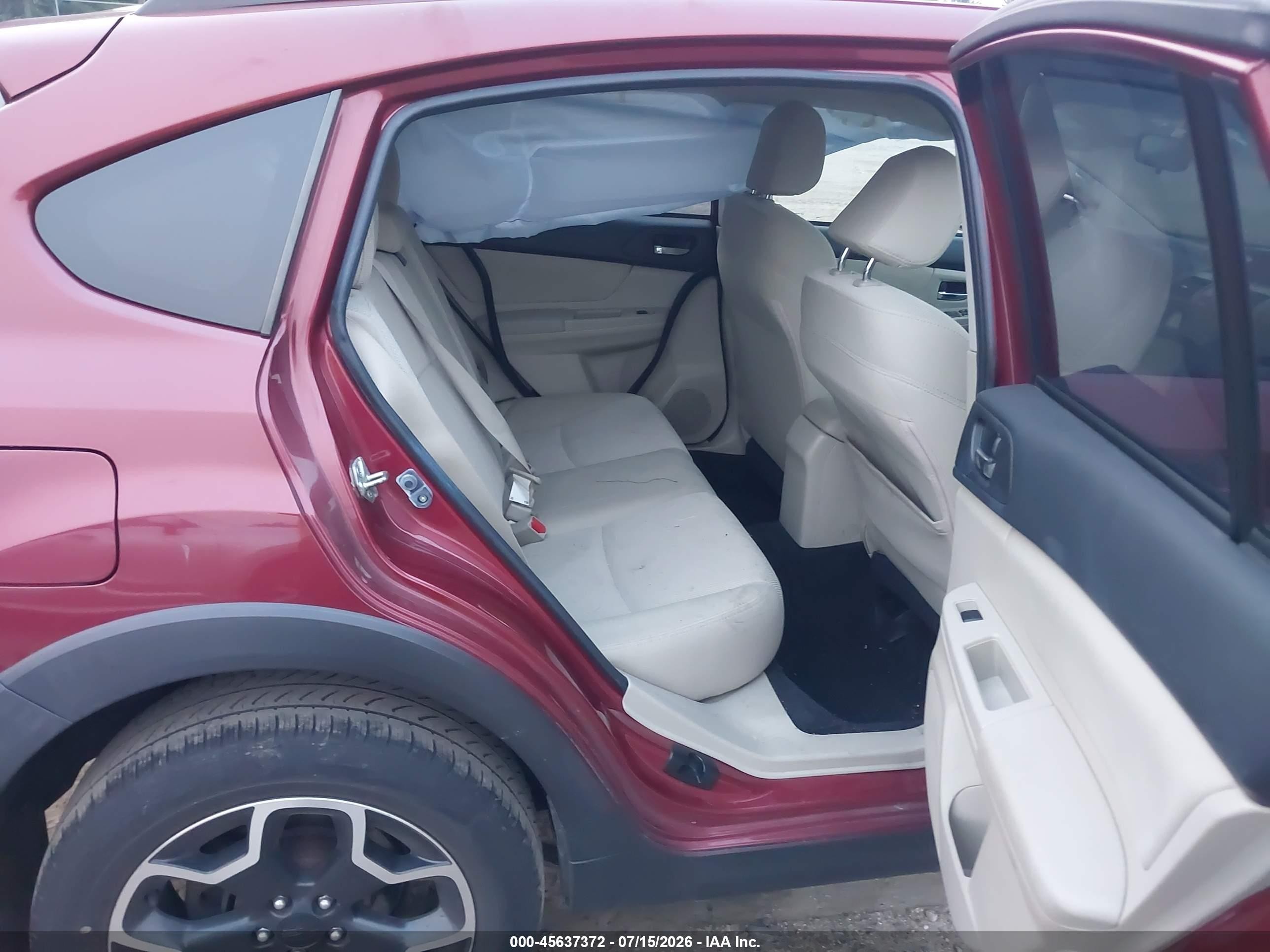 2014 Subaru Xv Crosstrek 2.0i Premium Red vin: JF2GPACC8E8309974