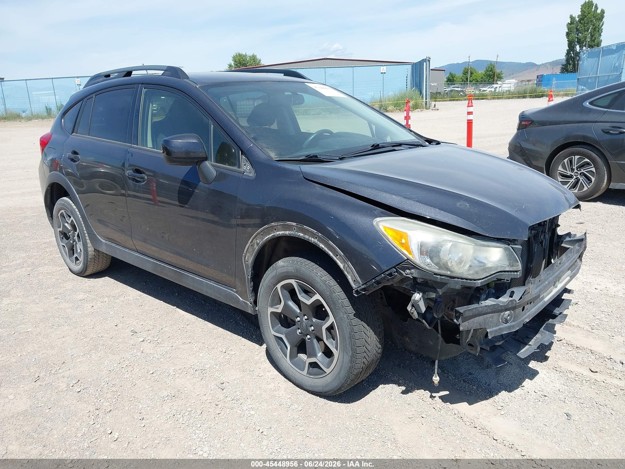 2014 Subaru Xv Crosstrek 2.0i Premium Gray vin: JF2GPACC8E8325110