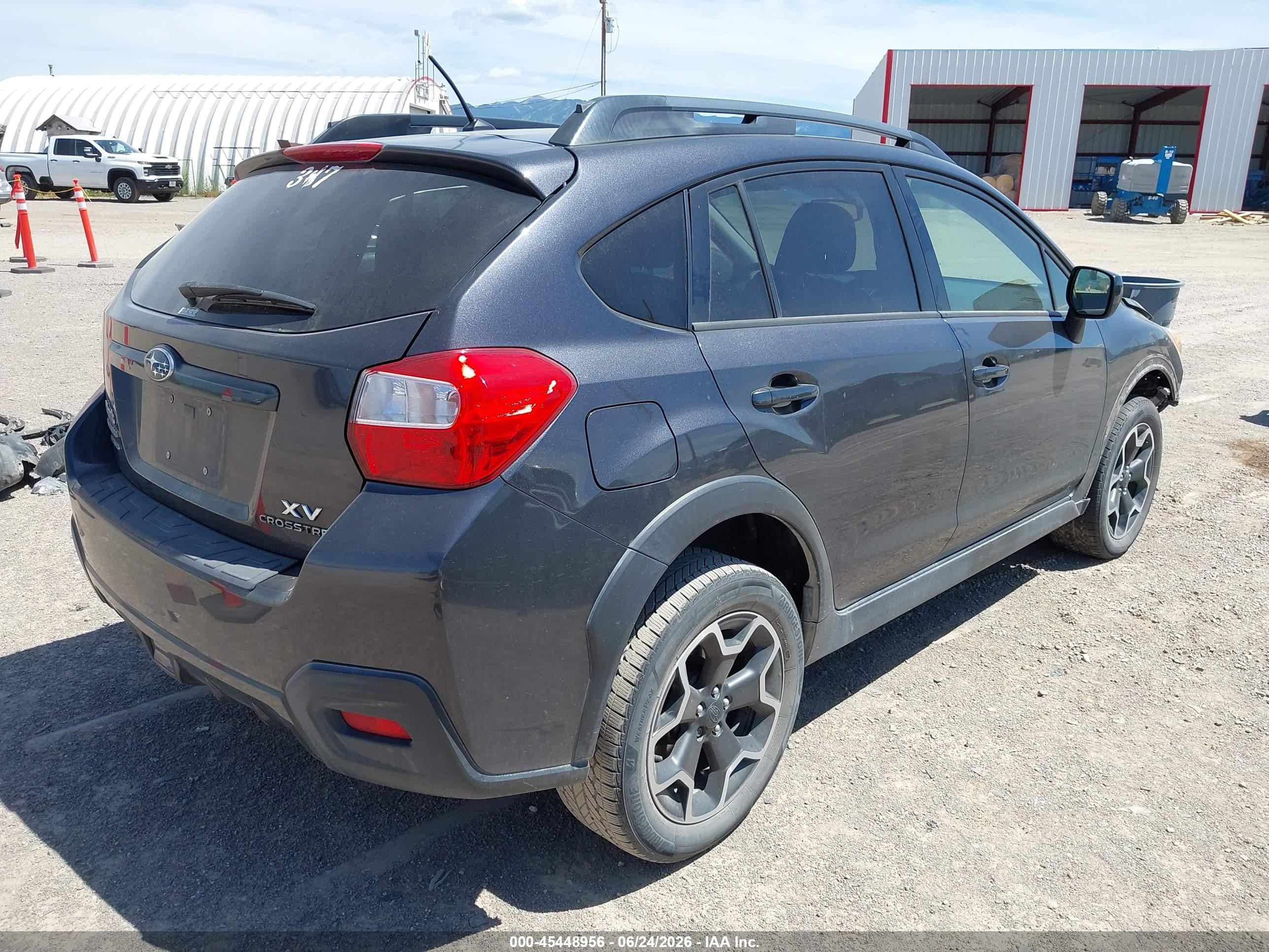 2014 Subaru Xv Crosstrek 2.0i Premium Gray vin: JF2GPACC8E8325110
