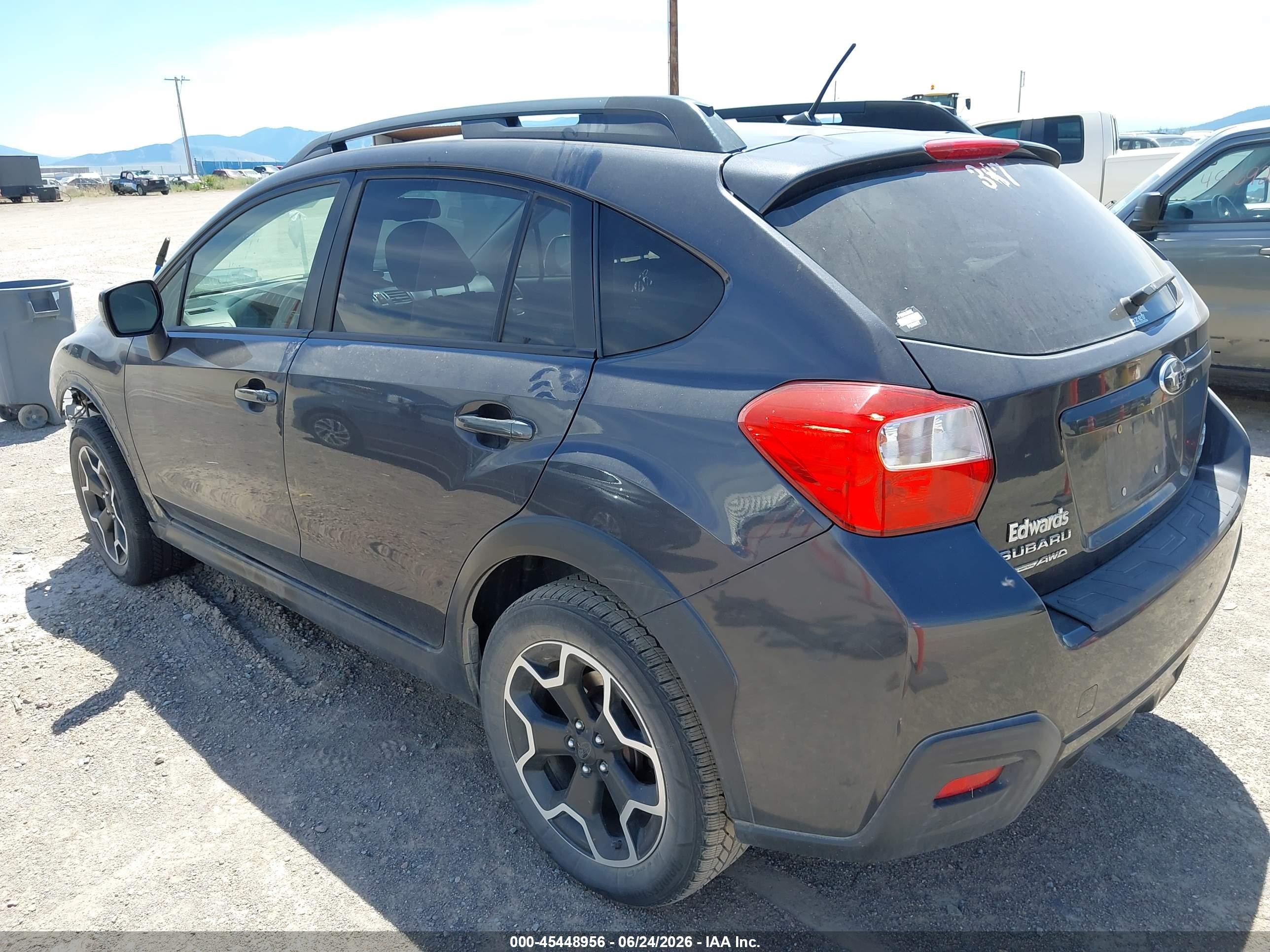 2014 Subaru Xv Crosstrek 2.0i Premium Gray vin: JF2GPACC8E8325110