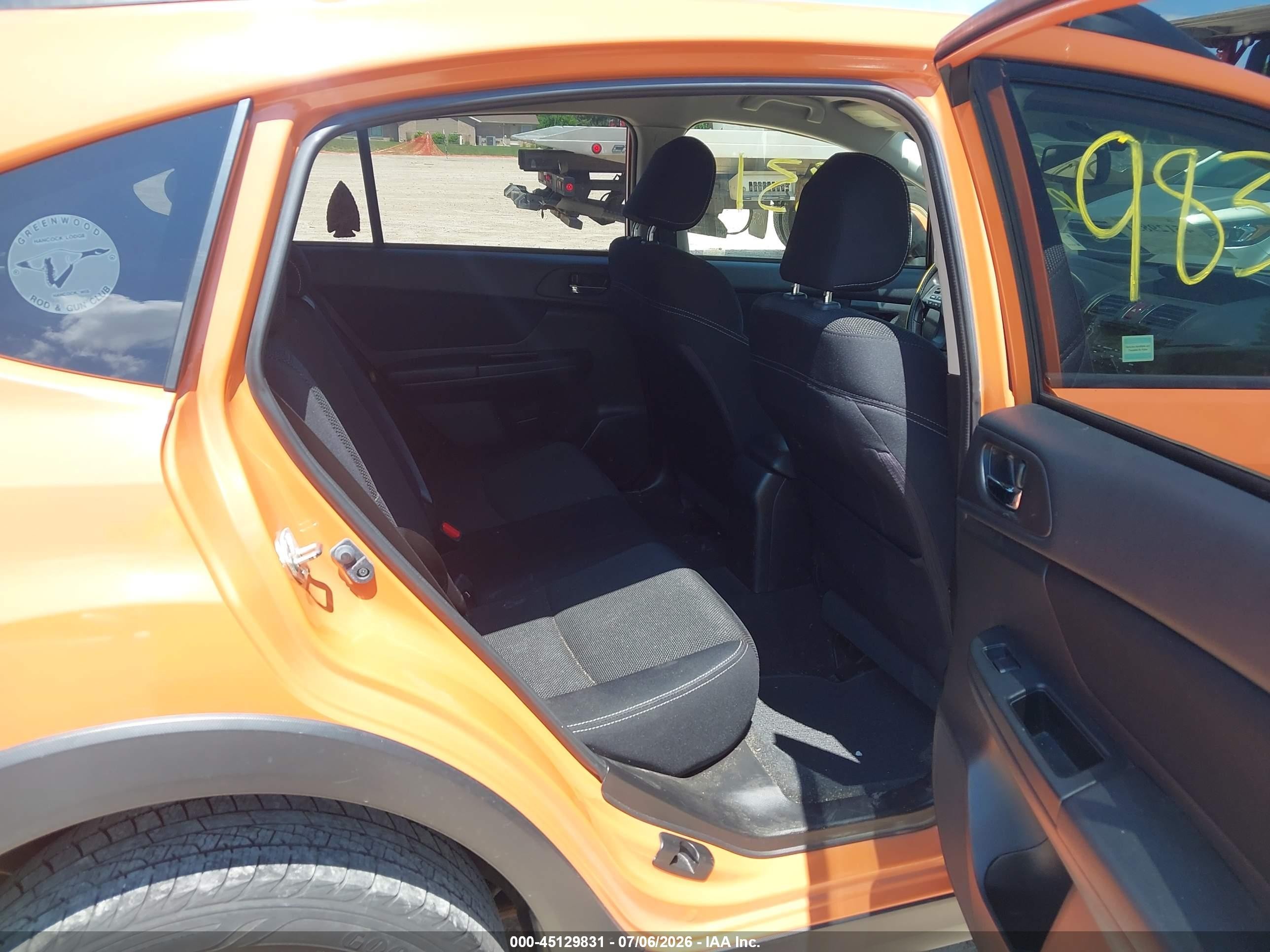 2014 Subaru Xv Crosstrek 2.0i Premium Orange vin: JF2GPACC8E8341730
