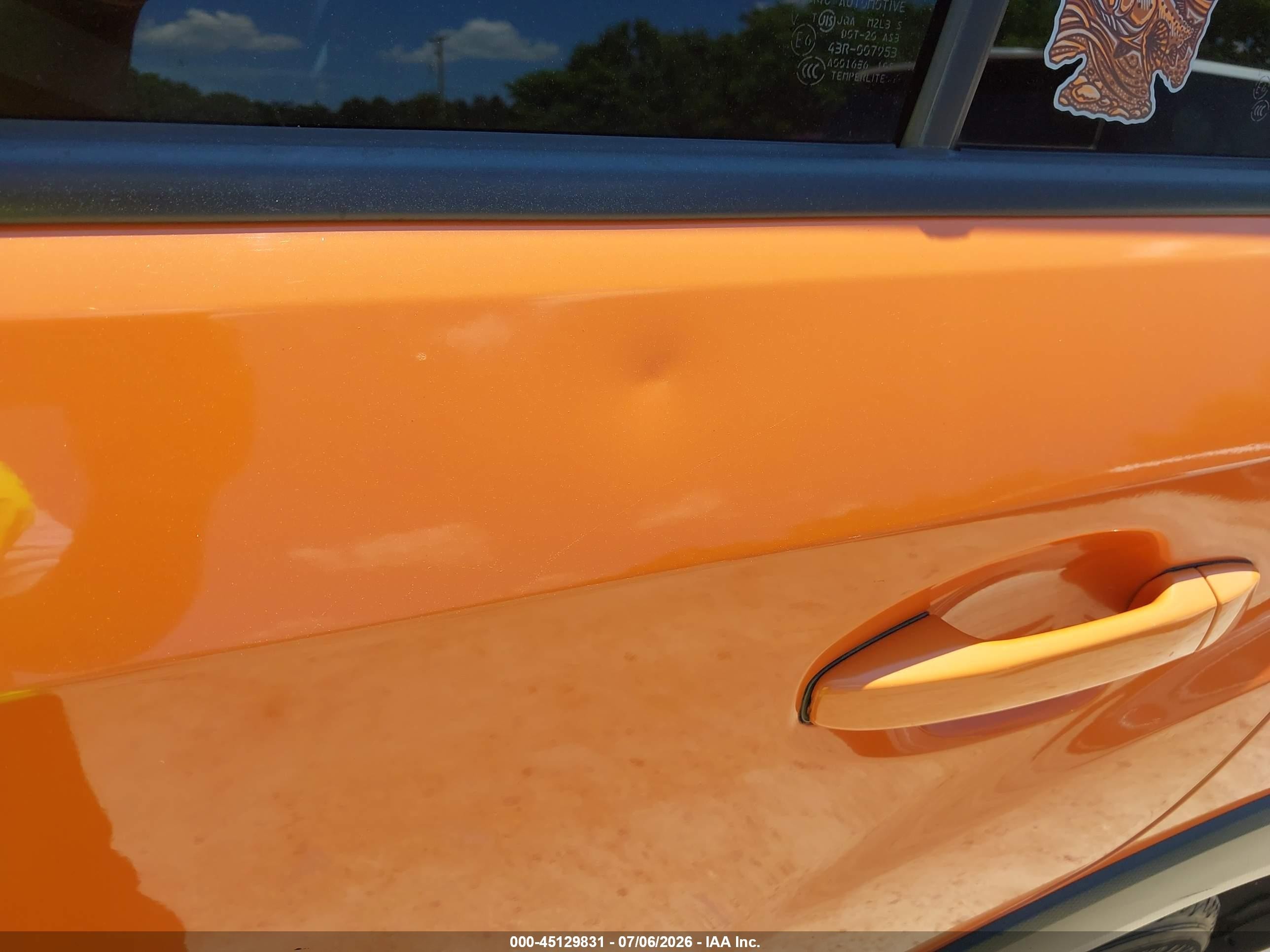 2014 Subaru Xv Crosstrek 2.0i Premium Orange vin: JF2GPACC8E8341730