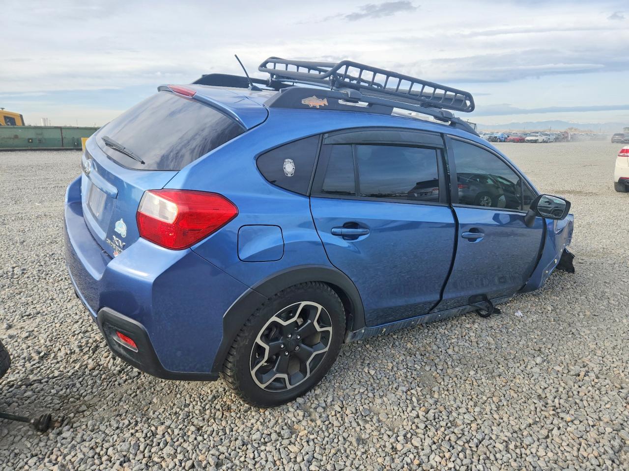 2014 Subaru Xv Crosstrek 2.0 Premium Blue vin: JF2GPACC8E8345678