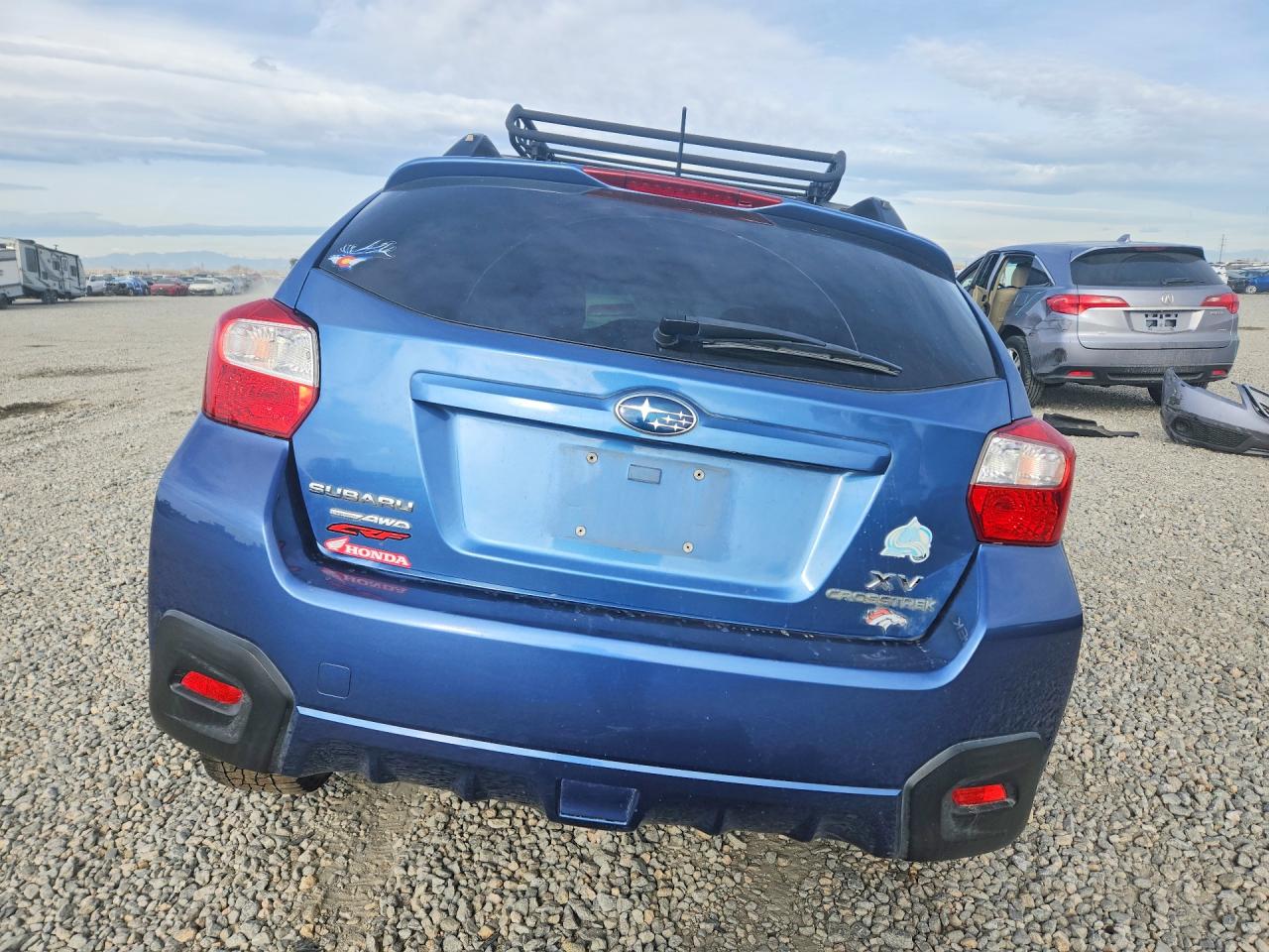 2014 Subaru Xv Crosstrek 2.0 Premium Blue vin: JF2GPACC8E8345678