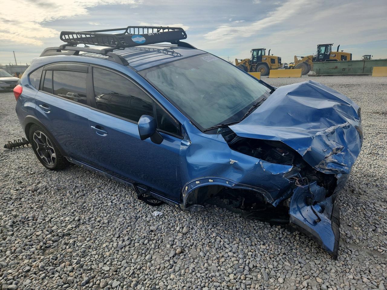 2014 Subaru Xv Crosstrek 2.0 Premium Blue vin: JF2GPACC8E8345678