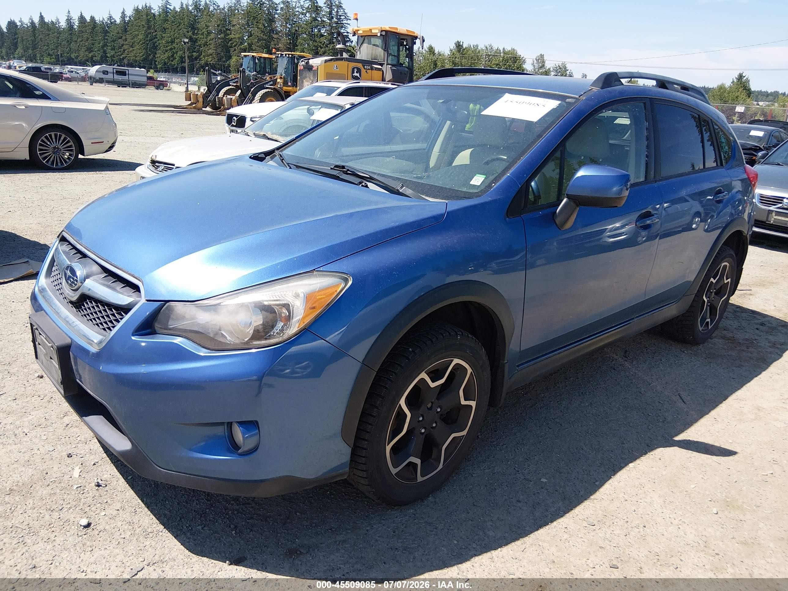 2014 Subaru Xv Crosstrek 2.0i Premium Blue vin: JF2GPACC8E9300413