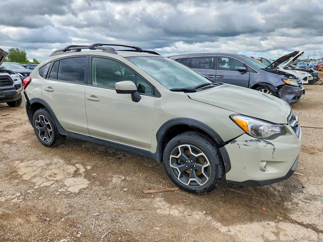 2015 Subaru Xv Crosstrek 2.0 Premium Green vin: JF2GPACC8FH323195