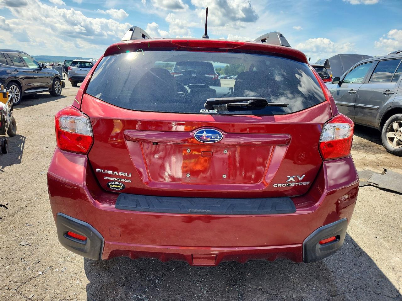2015 Subaru Xv Crosstrek 2.0 Premium Red vin: JF2GPACC8FH326274