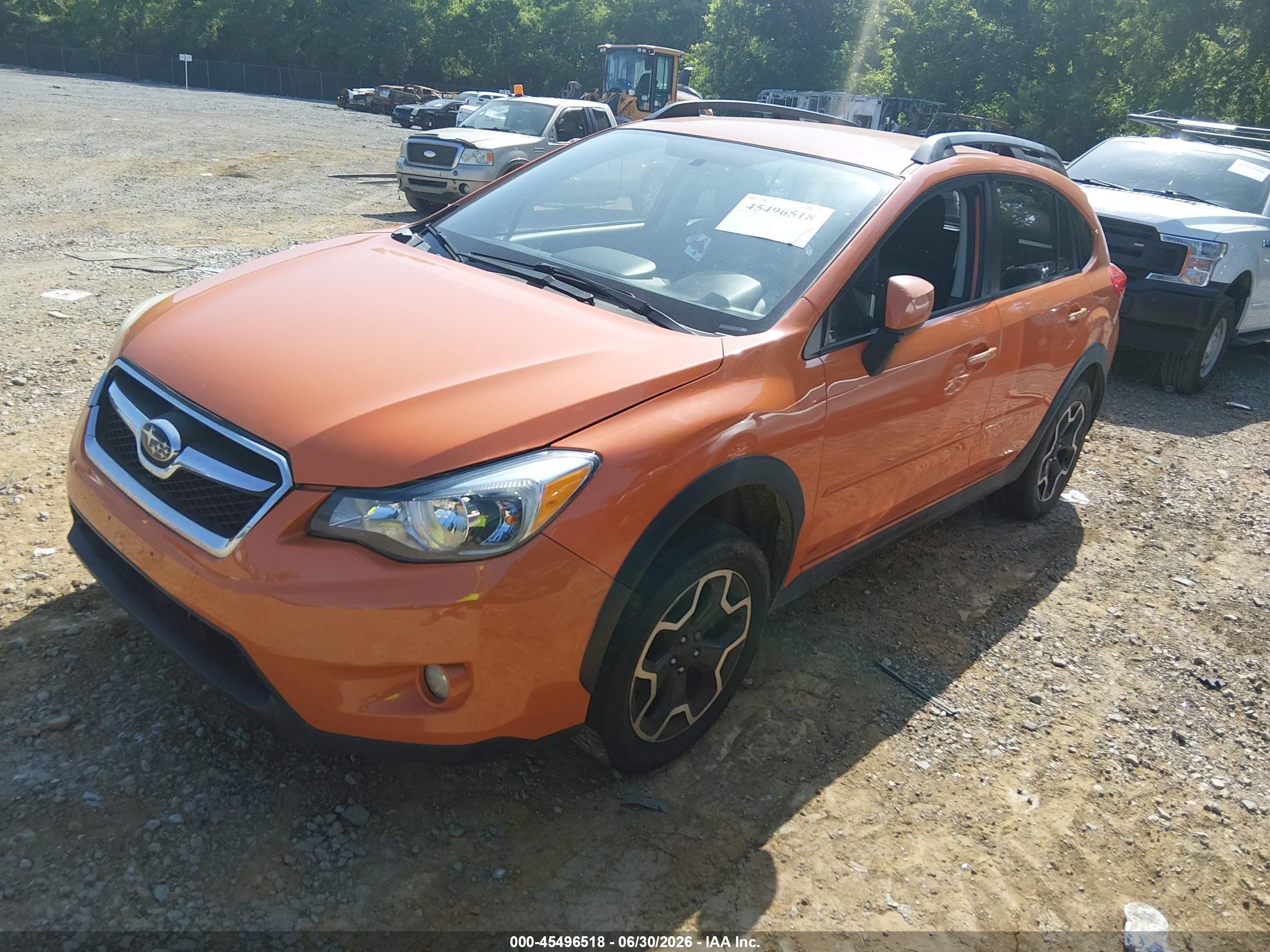 2013 Subaru Xv Crosstrek 2.0i Premium Orange vin: JF2GPACC9D2802855