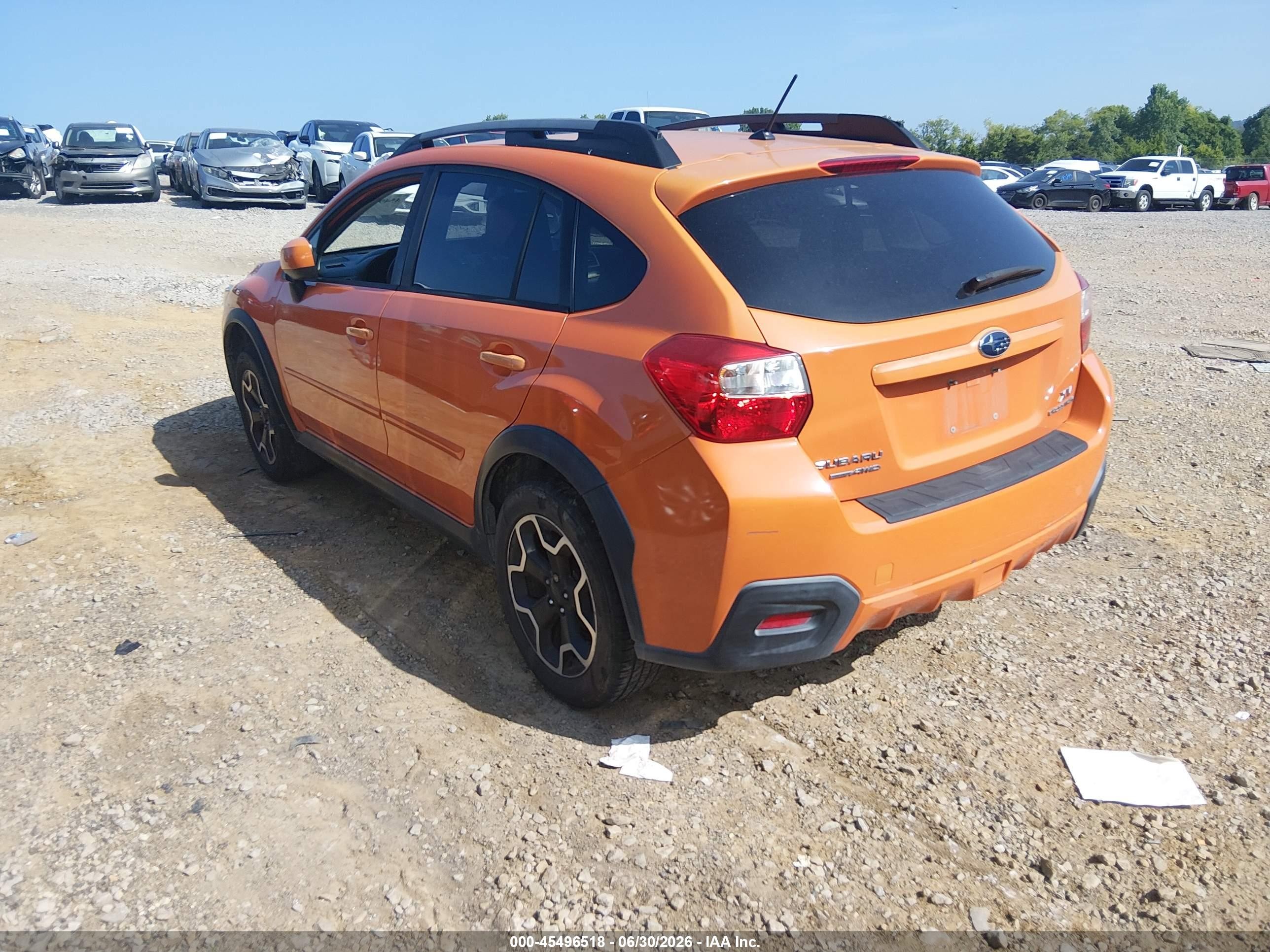 2013 Subaru Xv Crosstrek 2.0i Premium Orange vin: JF2GPACC9D2802855