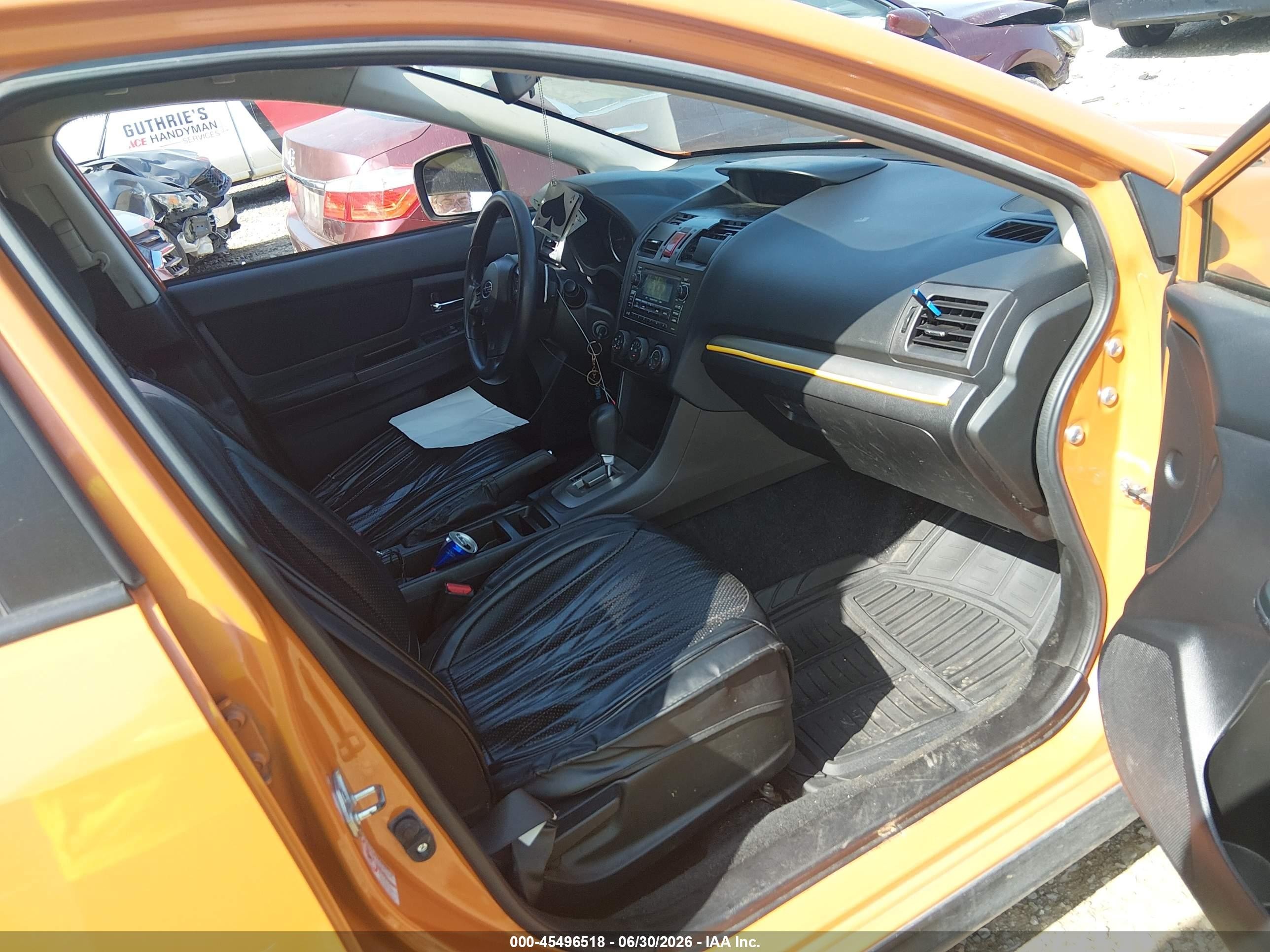 2013 Subaru Xv Crosstrek 2.0i Premium Orange vin: JF2GPACC9D2802855