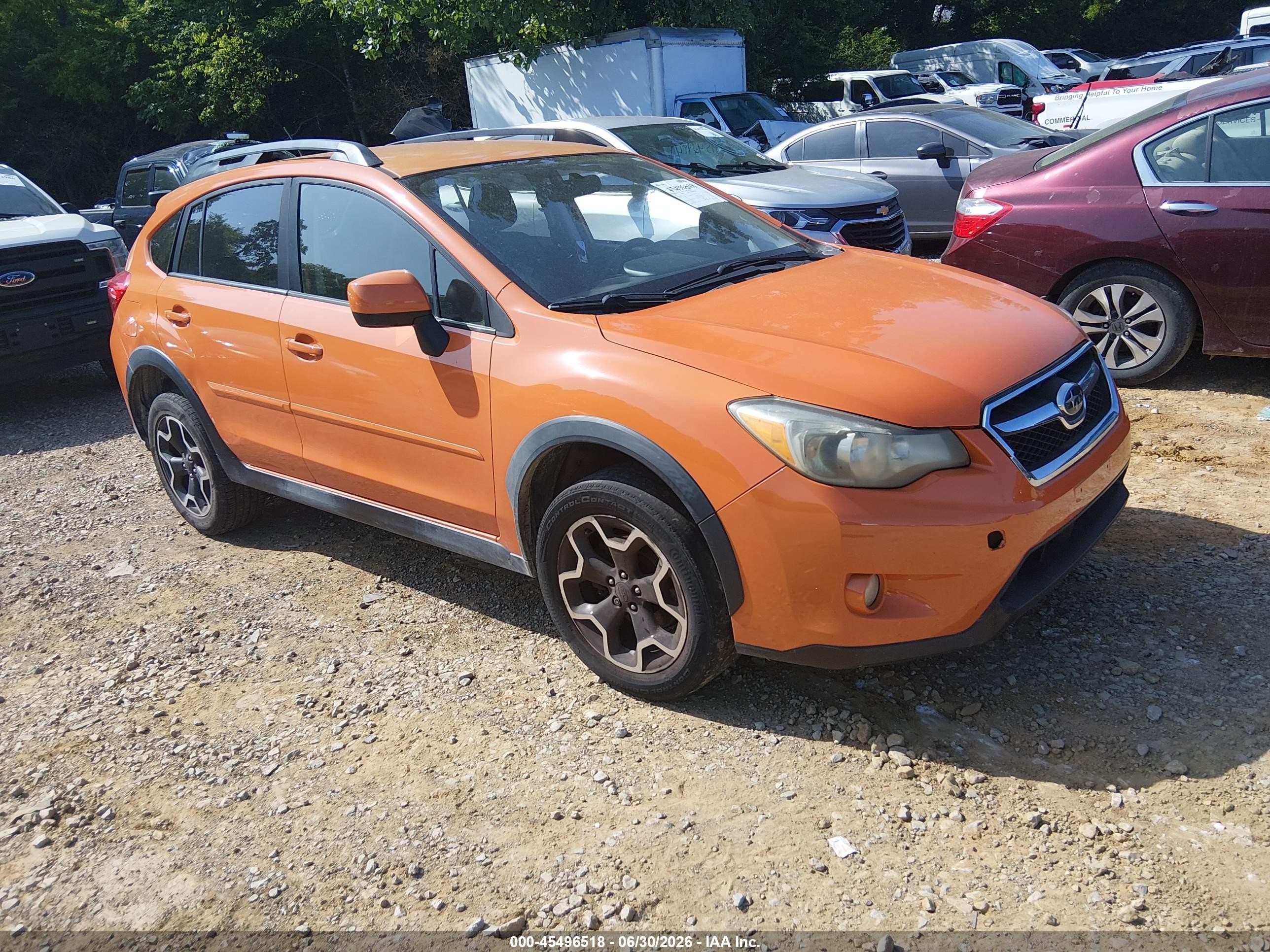 2013 Subaru Xv Crosstrek 2.0i Premium Оранжевый vin: JF2GPACC9D2802855
