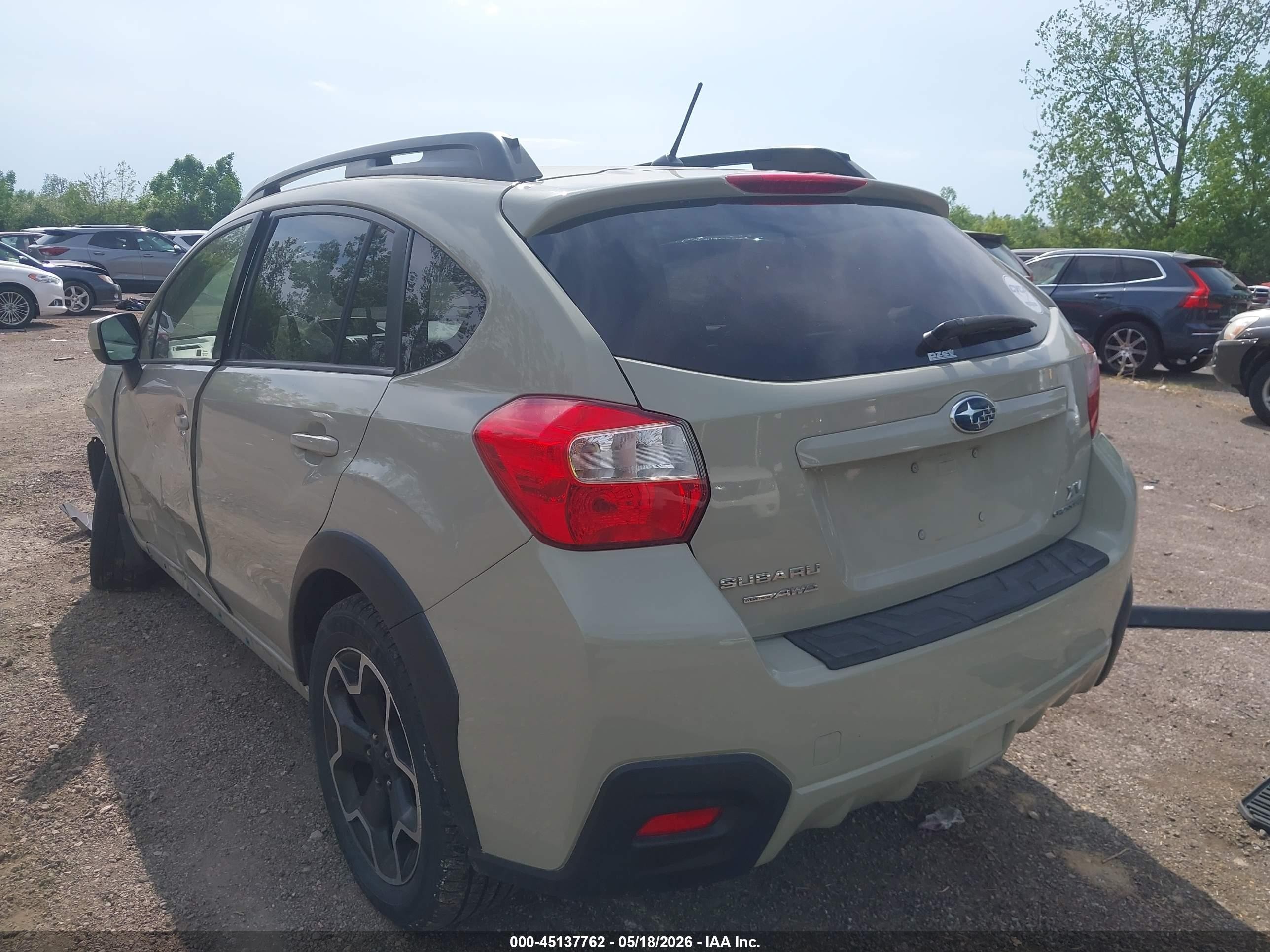 2013 Subaru Xv Crosstrek 2.0i Premium Gray vin: JF2GPACC9D2846189