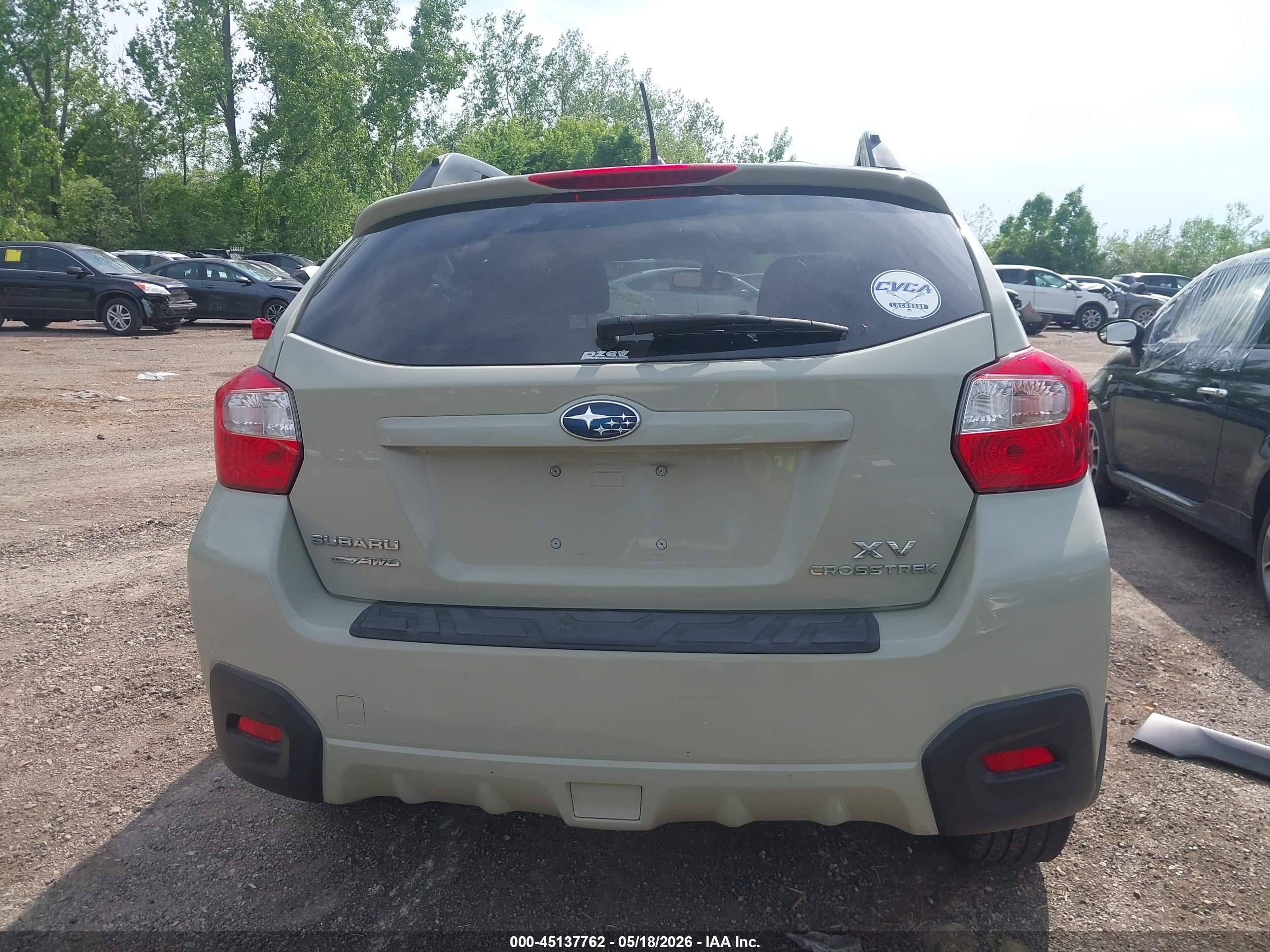 2013 Subaru Xv Crosstrek 2.0i Premium Gray vin: JF2GPACC9D2846189