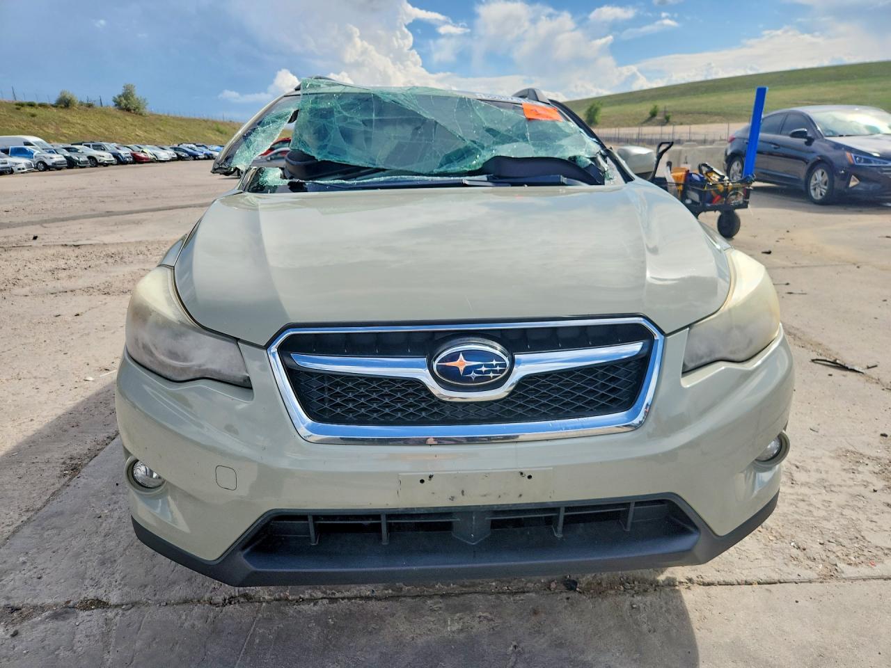 2013 Subaru Xv Crosstrek 2.0 Premium Beige vin: JF2GPACC9D2849173
