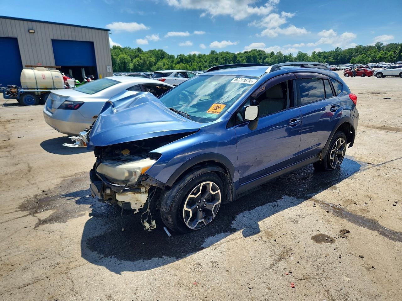 2013 Subaru Xv Crosstrek 2.0 Premium Синий vin: JF2GPACC9D2881637