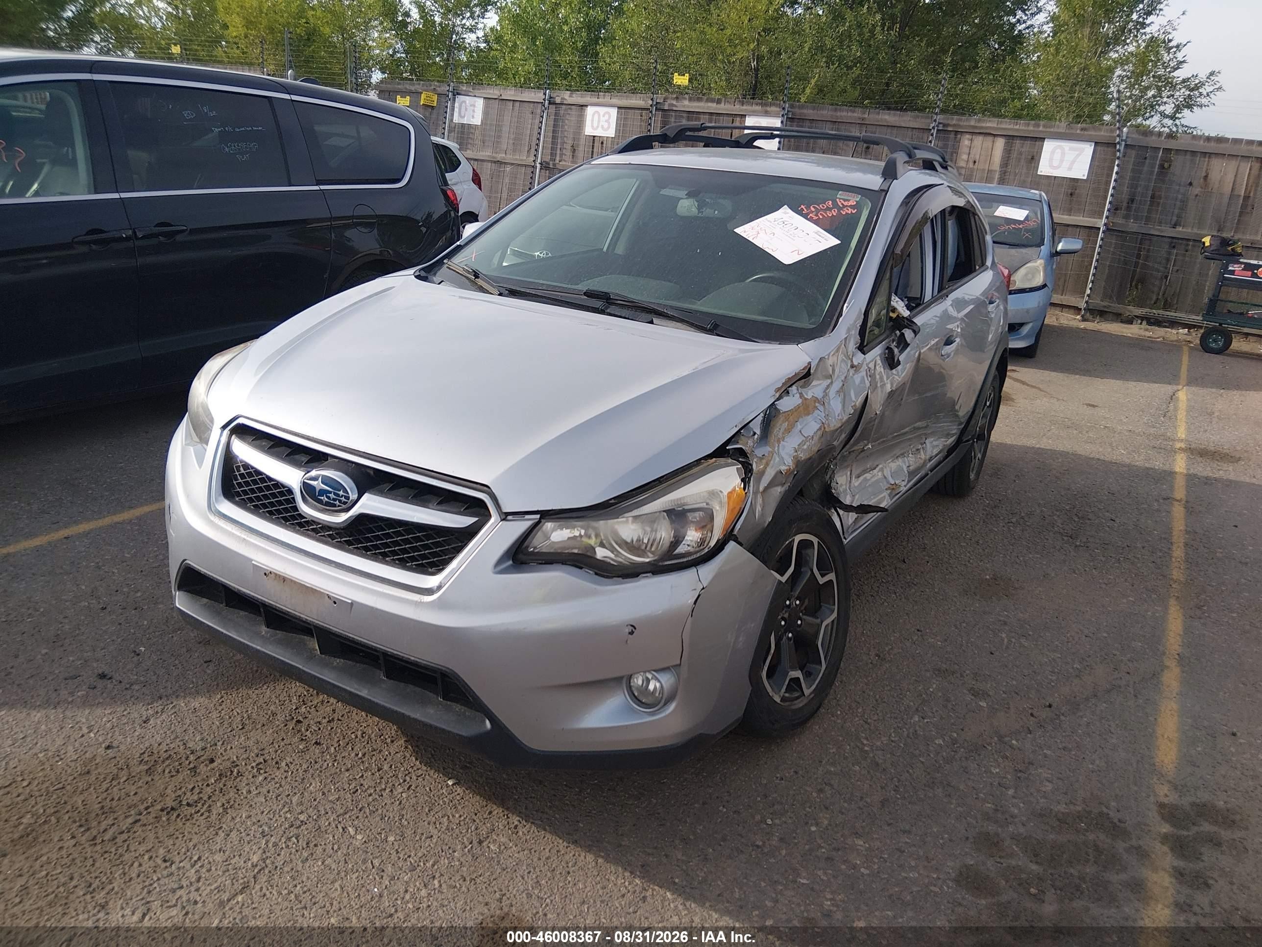 2013 Subaru Xv Crosstrek 2.0i Premium Silver vin: JF2GPACC9D2892170