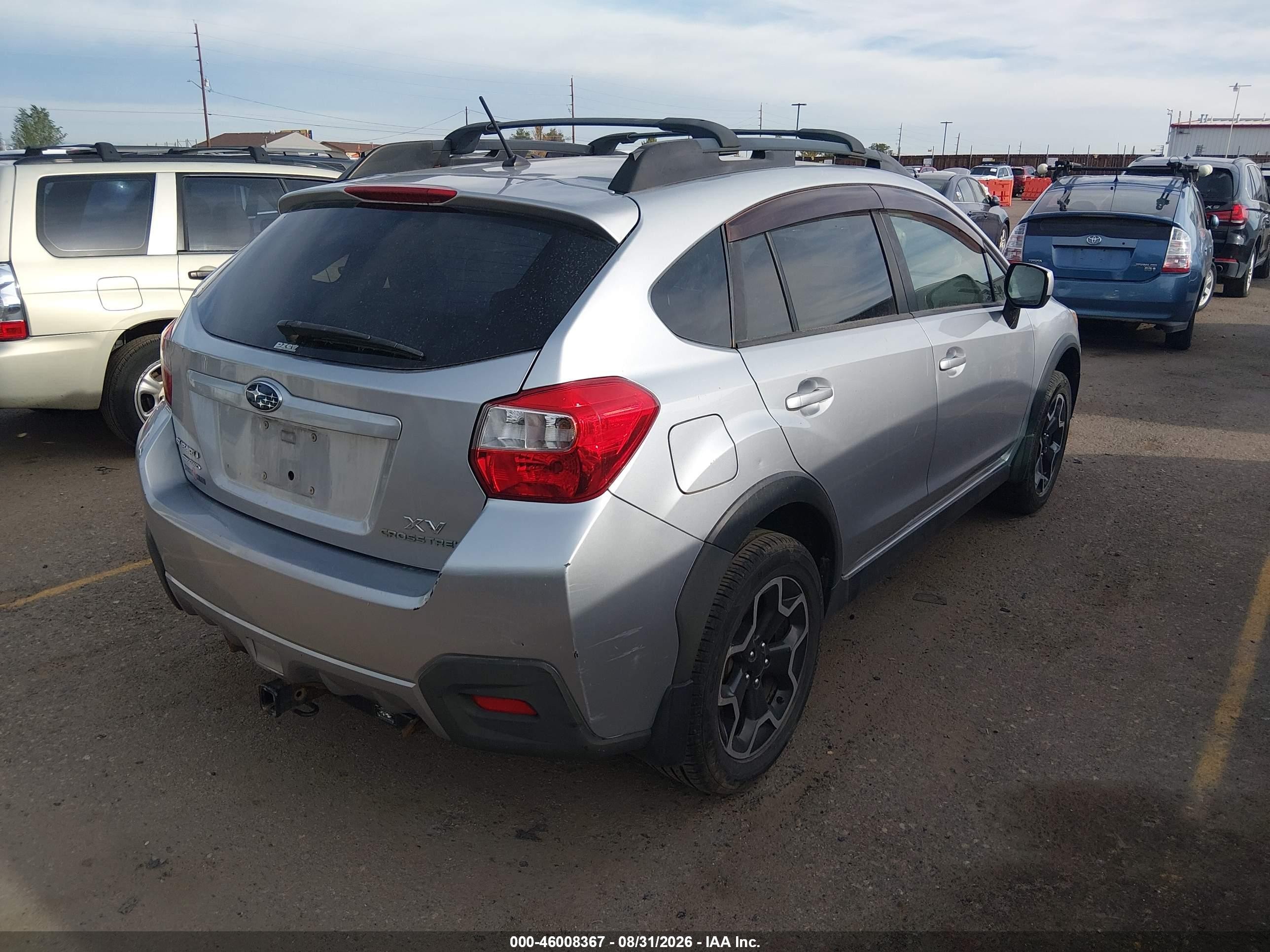 2013 Subaru Xv Crosstrek 2.0i Premium Silver vin: JF2GPACC9D2892170
