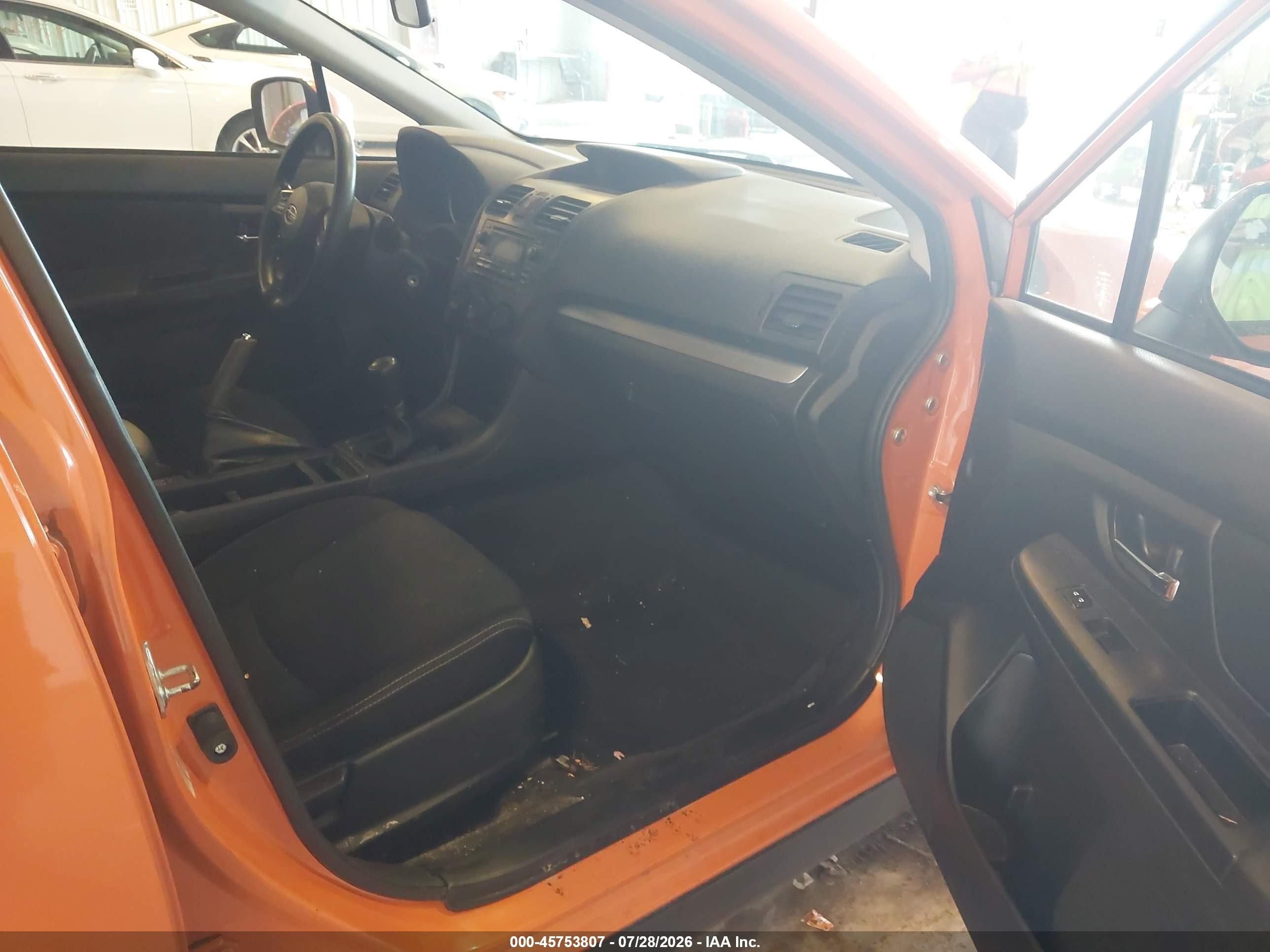 2013 Subaru Xv Crosstrek 2.0i Premium Orange vin: JF2GPACC9DG832523
