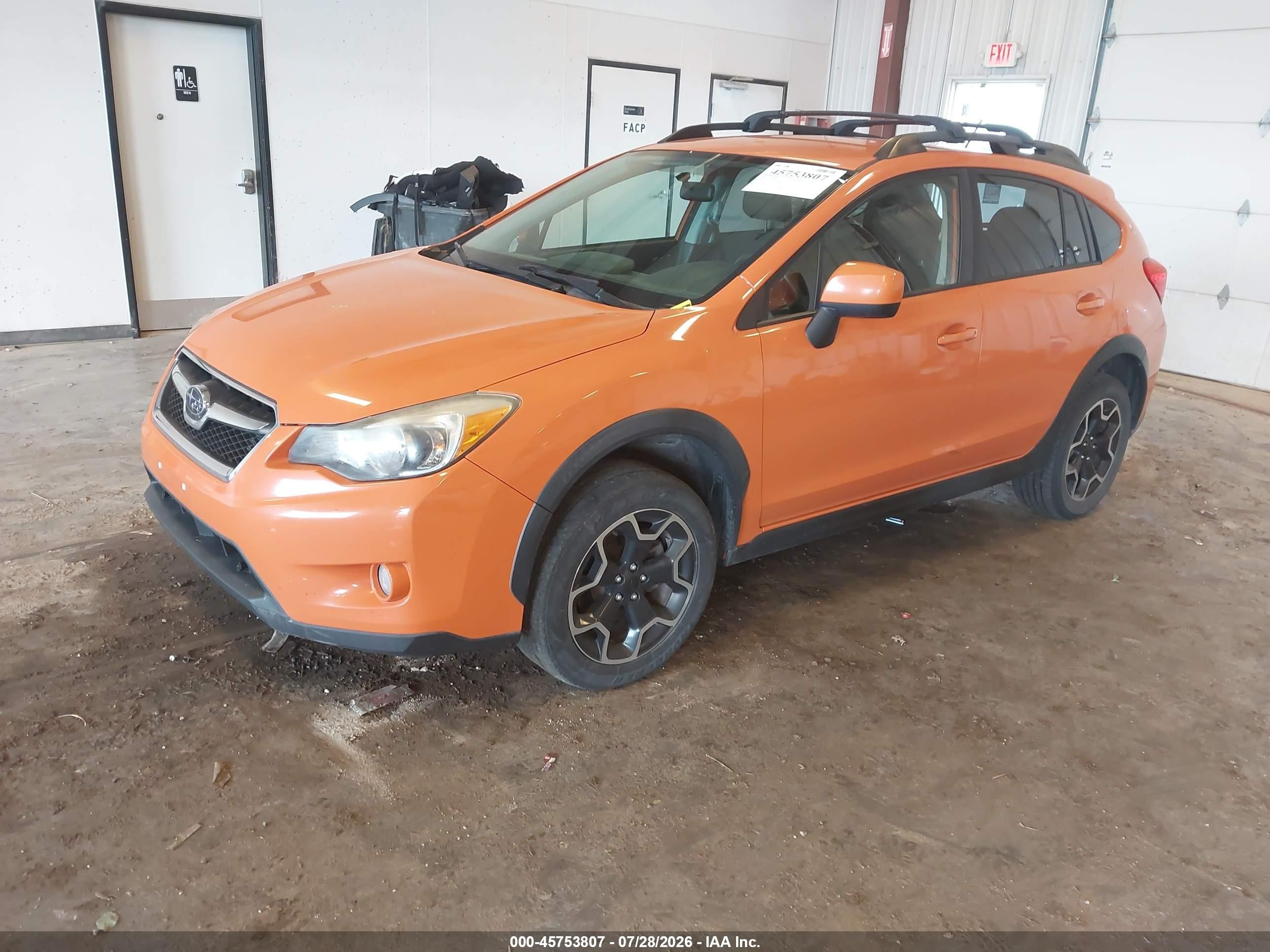 2013 Subaru Xv Crosstrek 2.0i Premium Orange vin: JF2GPACC9DG832523
