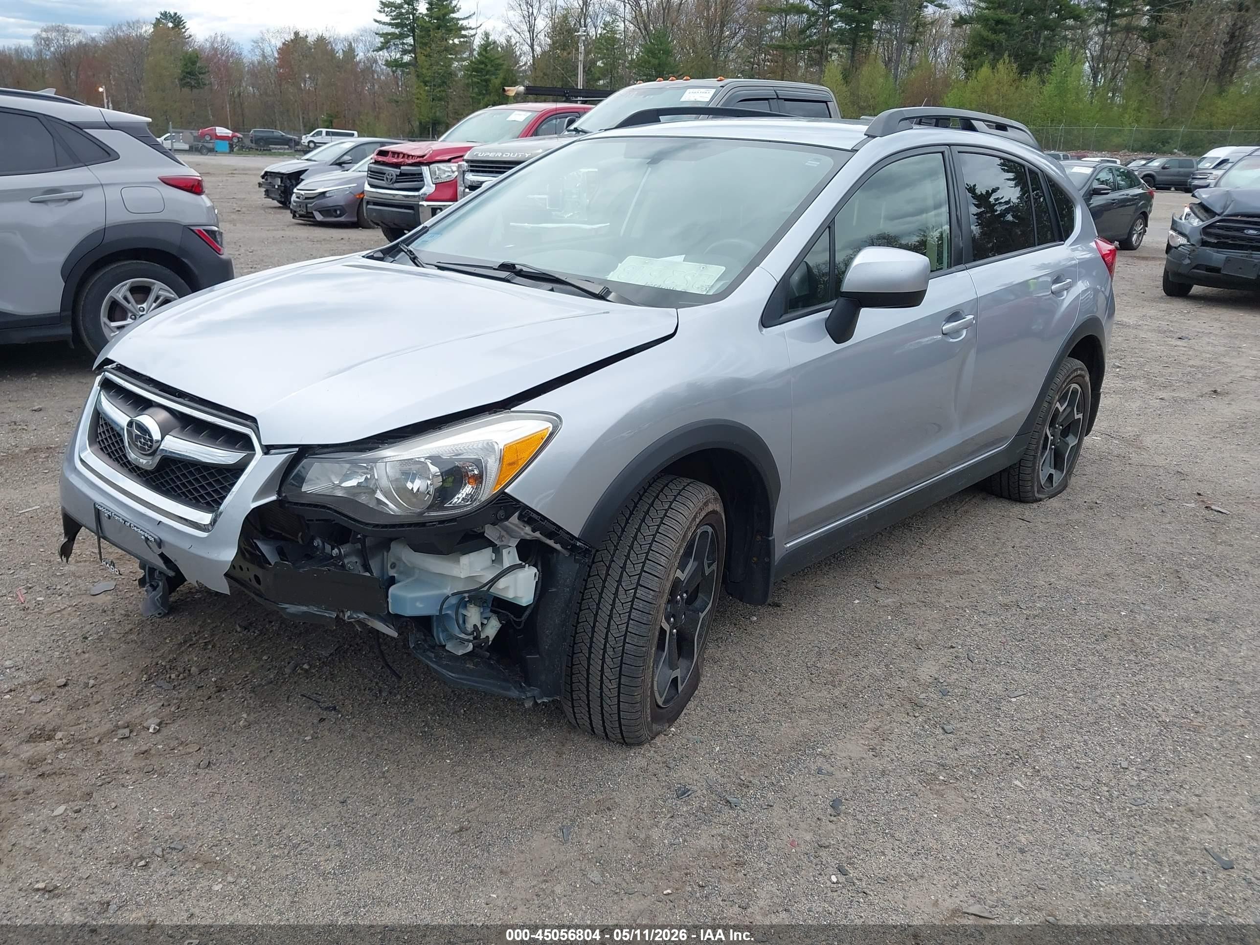 2013 Subaru Xv Crosstrek 2.0i Premium Silver vin: JF2GPACC9DG867580