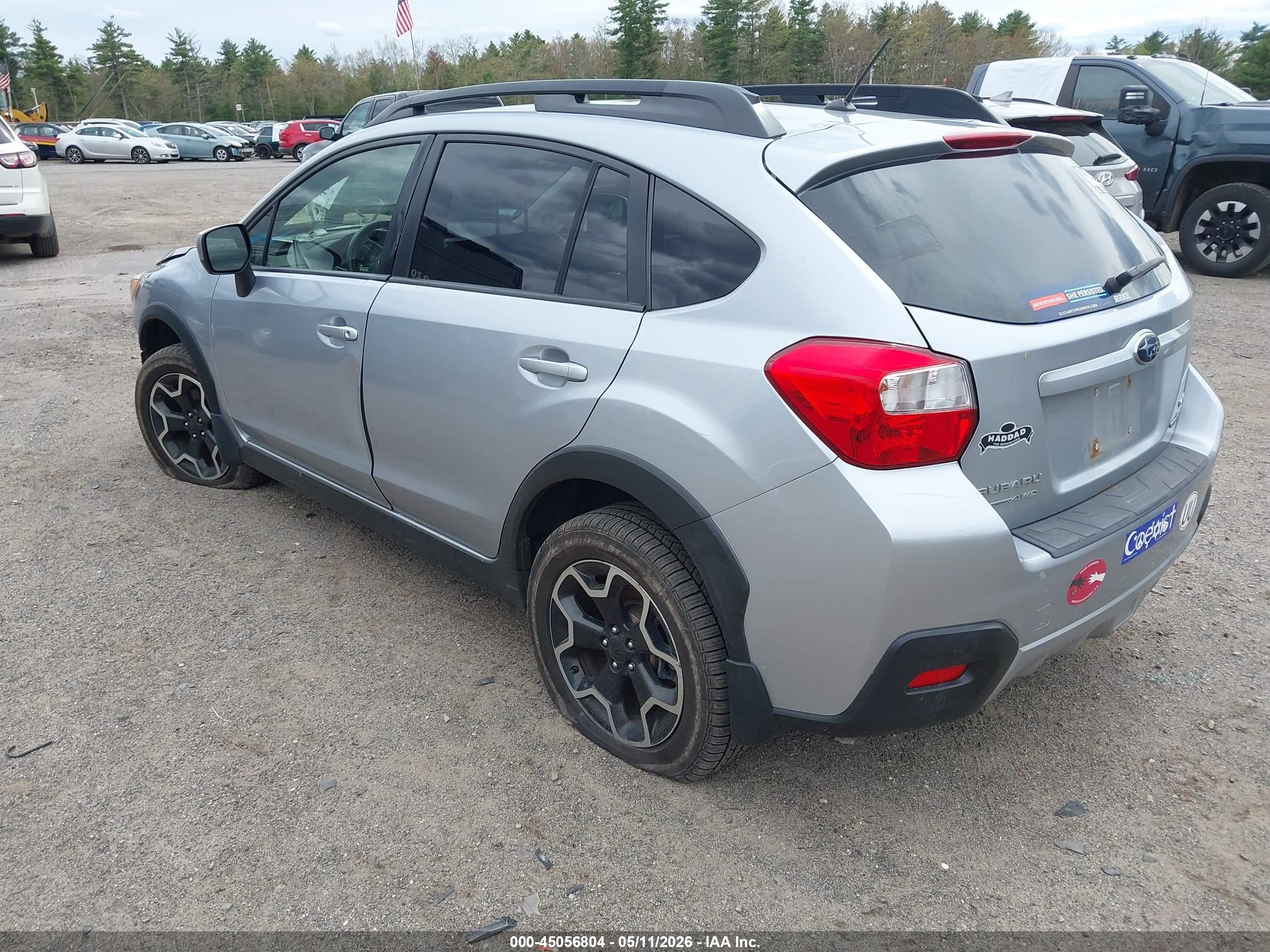 2013 Subaru Xv Crosstrek 2.0i Premium Silver vin: JF2GPACC9DG867580