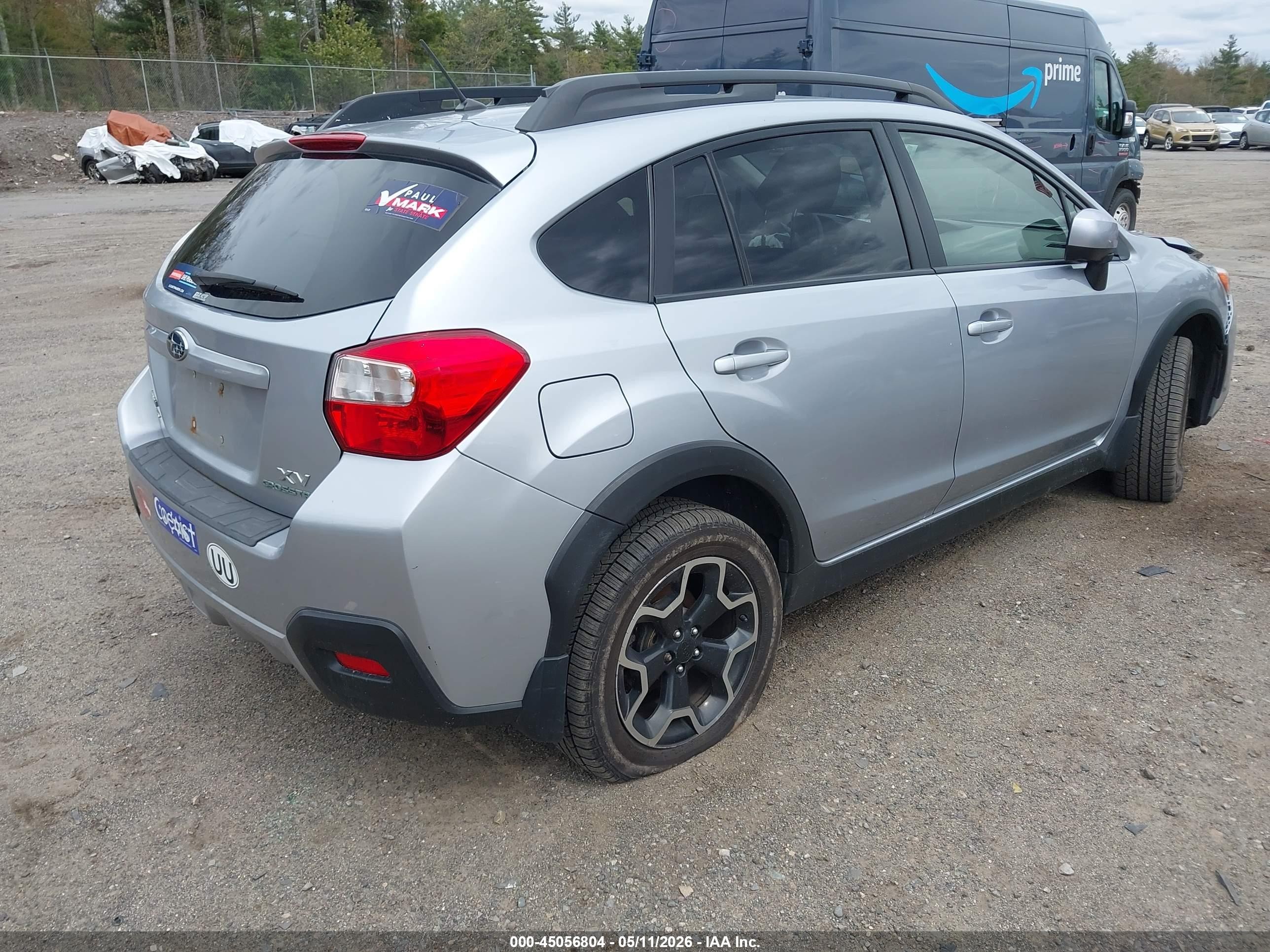 2013 Subaru Xv Crosstrek 2.0i Premium Silver vin: JF2GPACC9DG867580