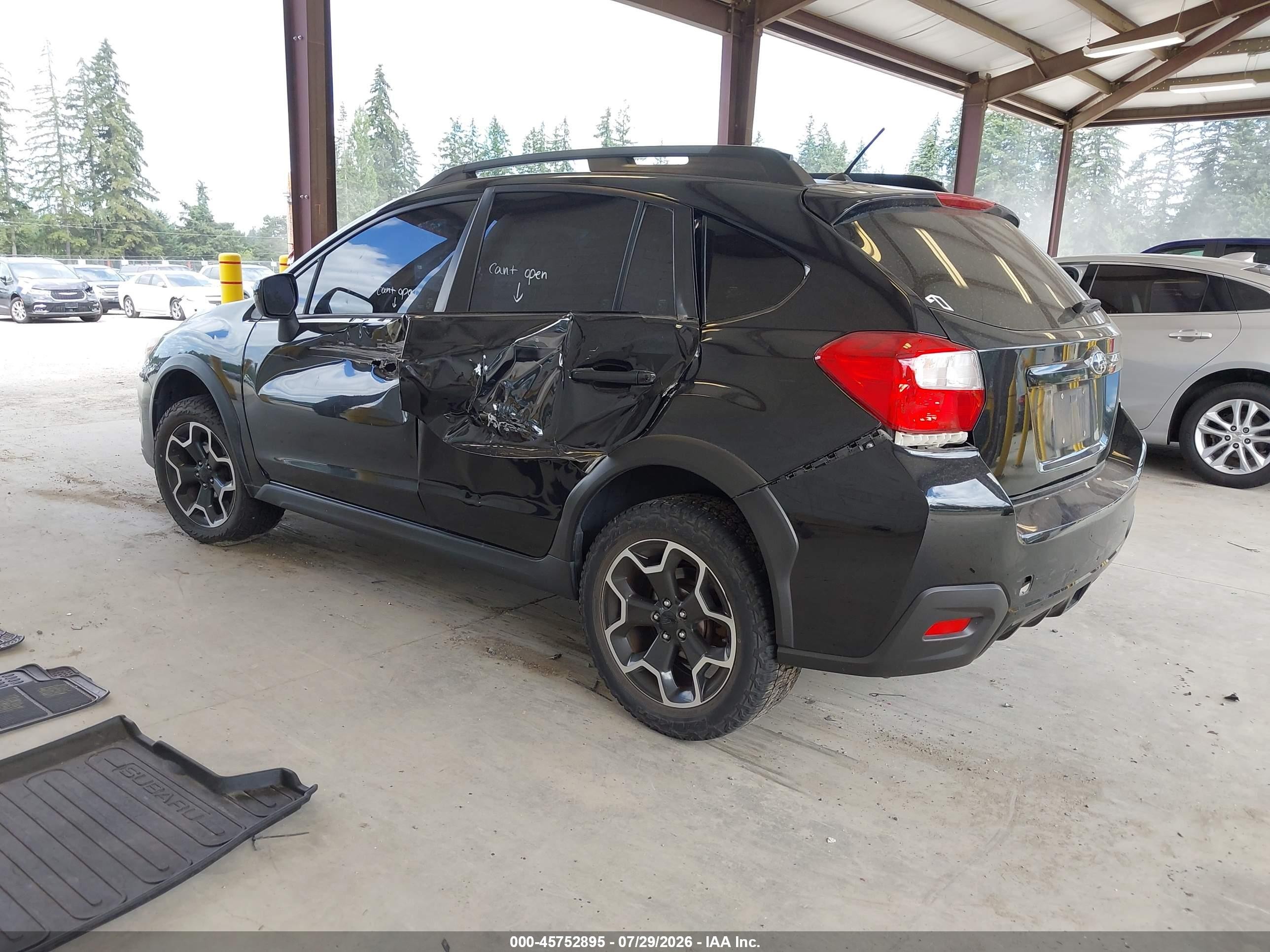 2013 Subaru Xv Crosstrek 2.0i Premium Black vin: JF2GPACC9DH853964