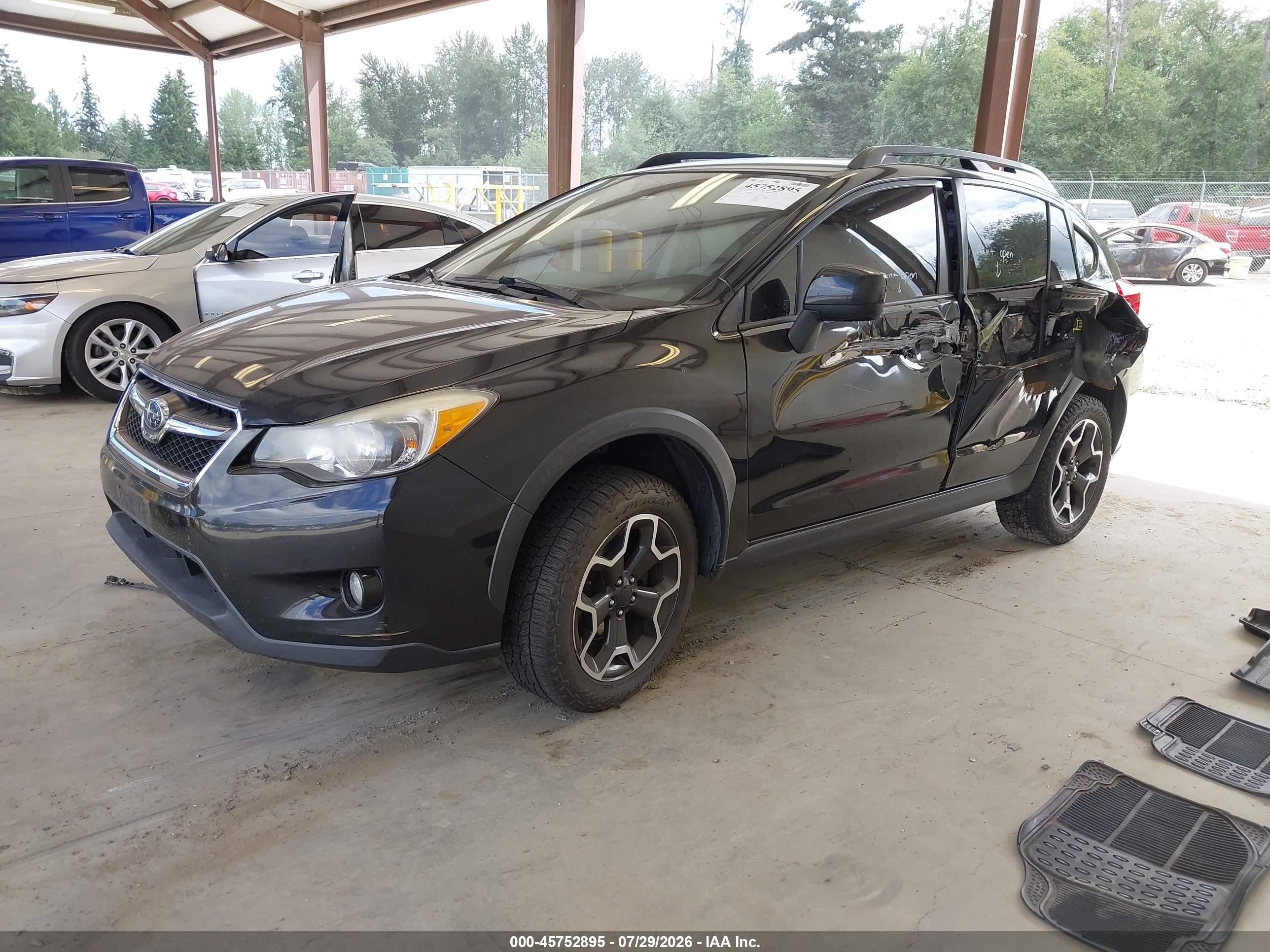2013 Subaru Xv Crosstrek 2.0i Premium Black vin: JF2GPACC9DH853964