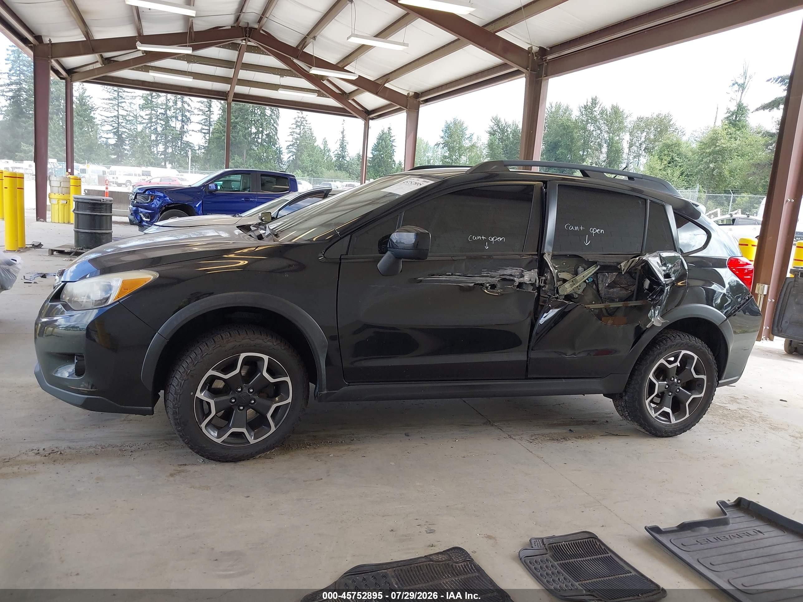 2013 Subaru Xv Crosstrek 2.0i Premium Black vin: JF2GPACC9DH853964