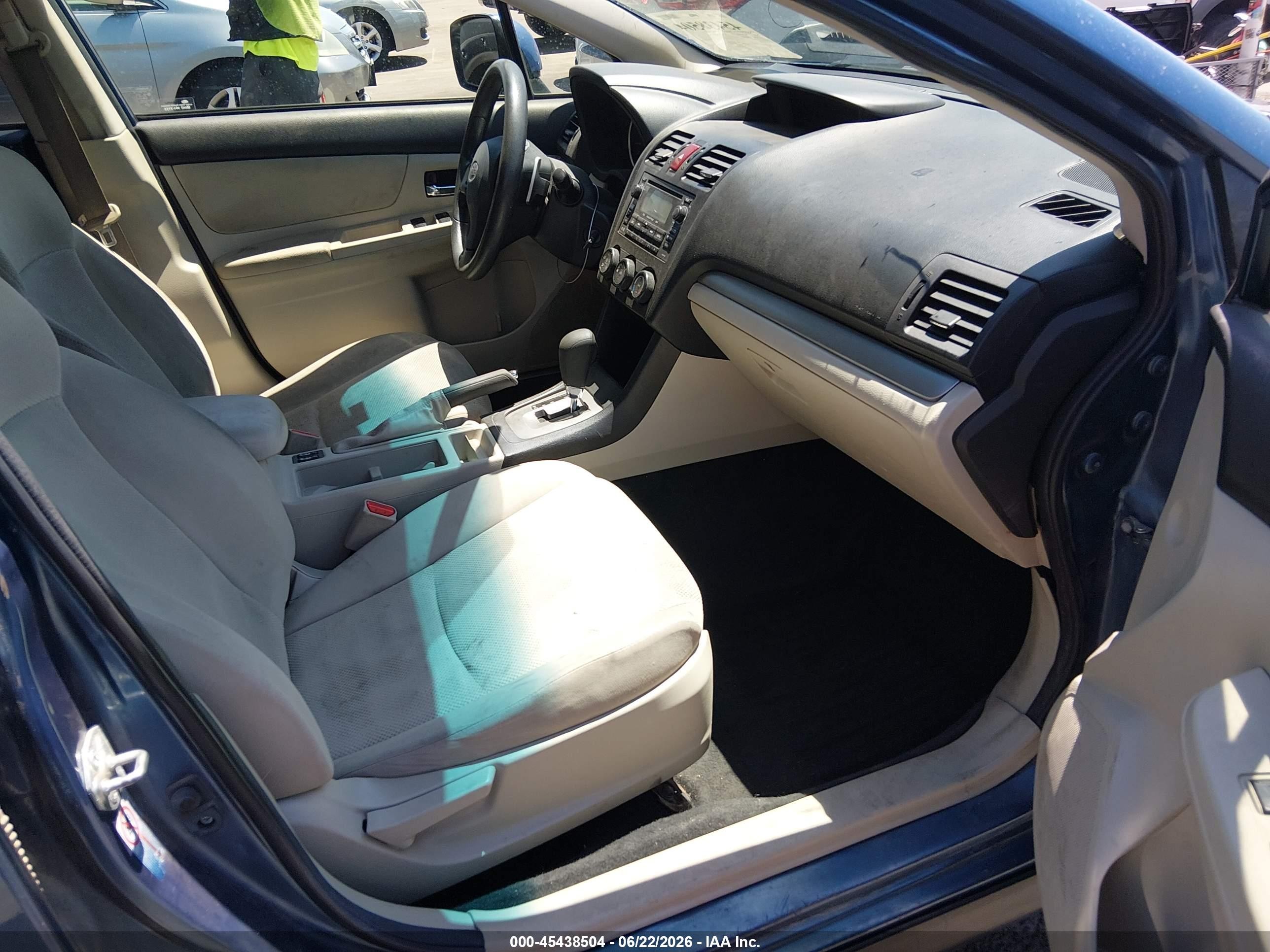 2014 Subaru Xv Crosstrek 2.0i Premium Blue vin: JF2GPACC9E8213674