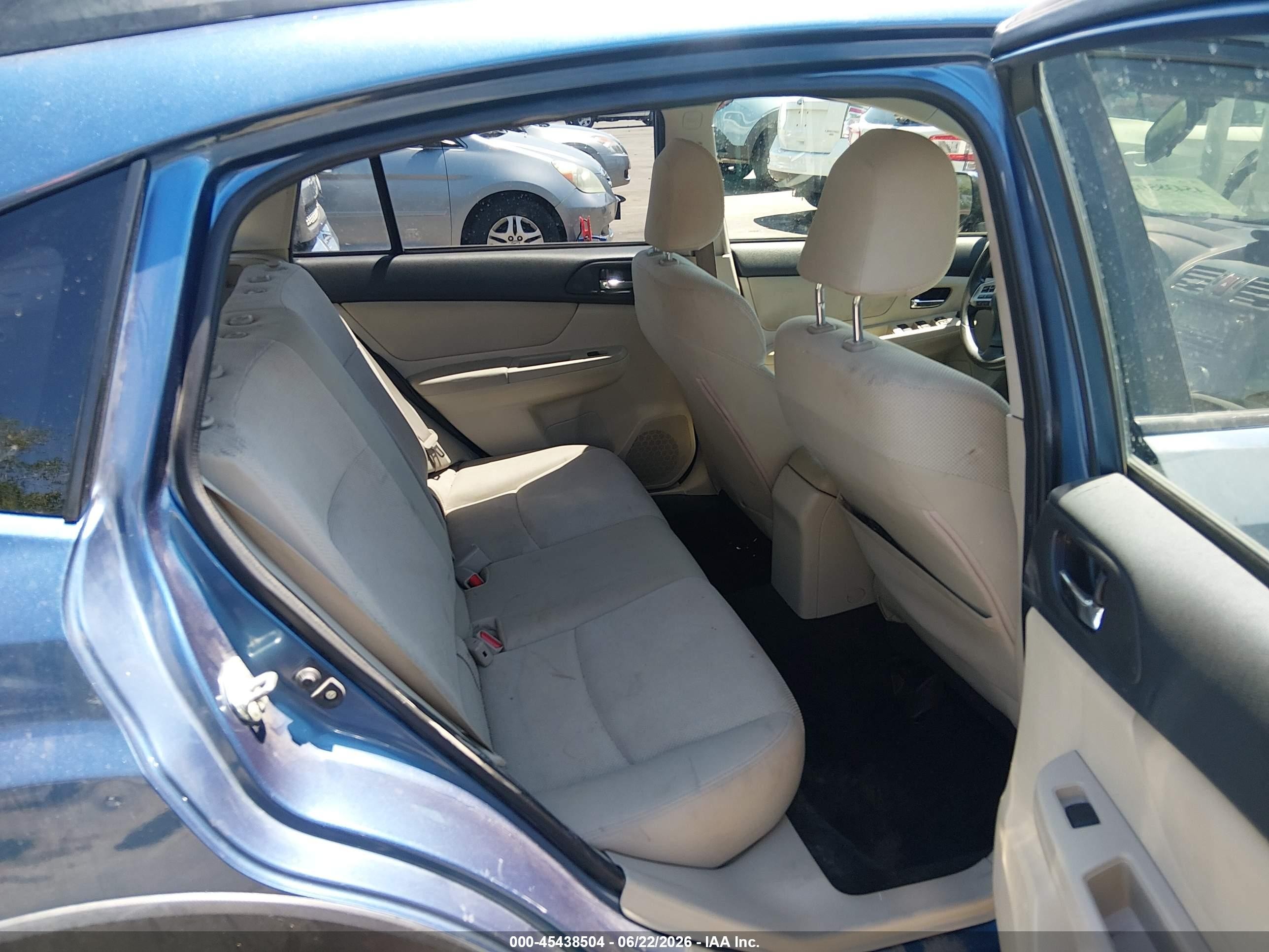 2014 Subaru Xv Crosstrek 2.0i Premium Blue vin: JF2GPACC9E8213674