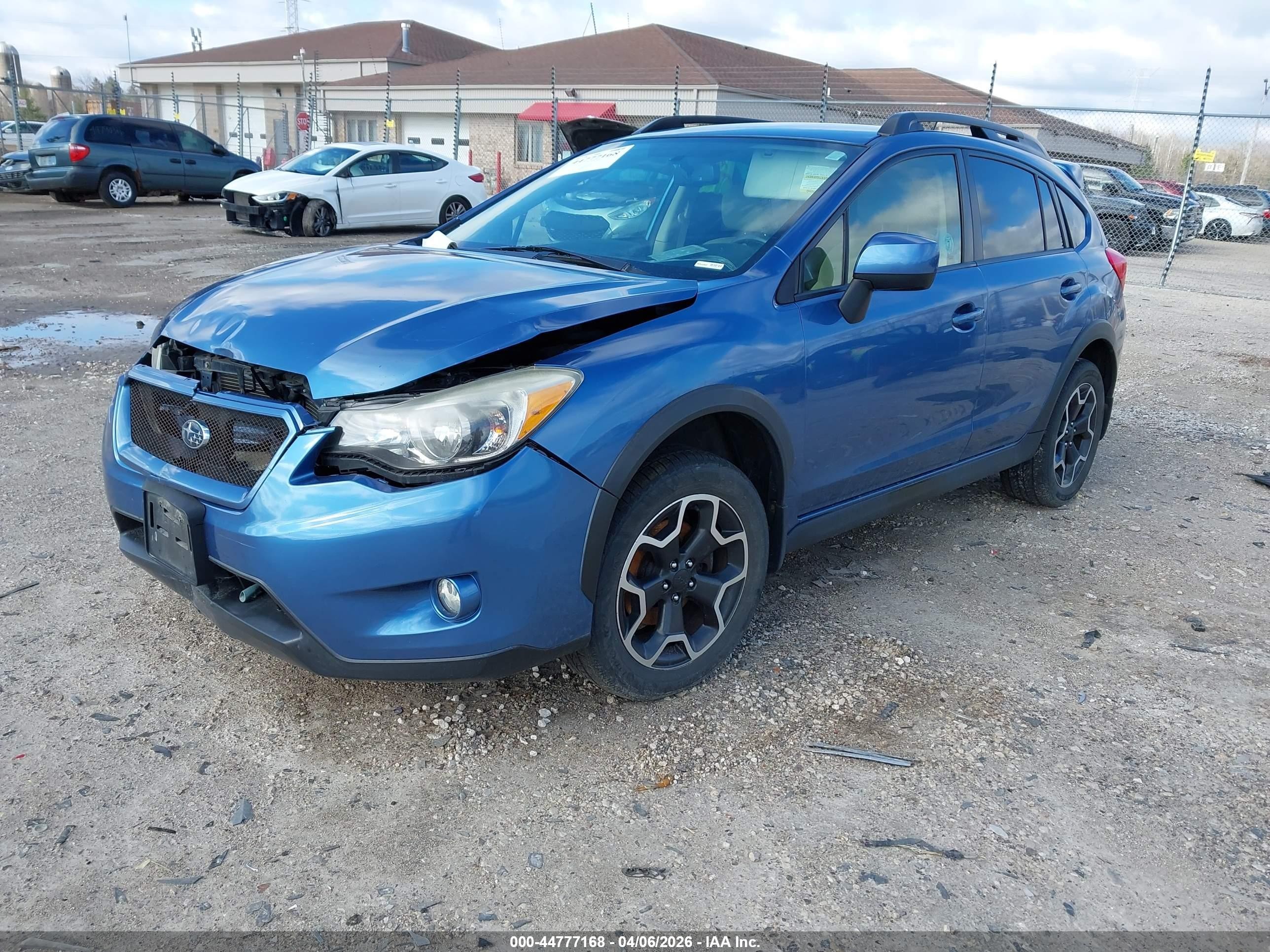2014 Subaru Xv Crosstrek 2.0i Premium Синий vin: JF2GPACC9E8215439