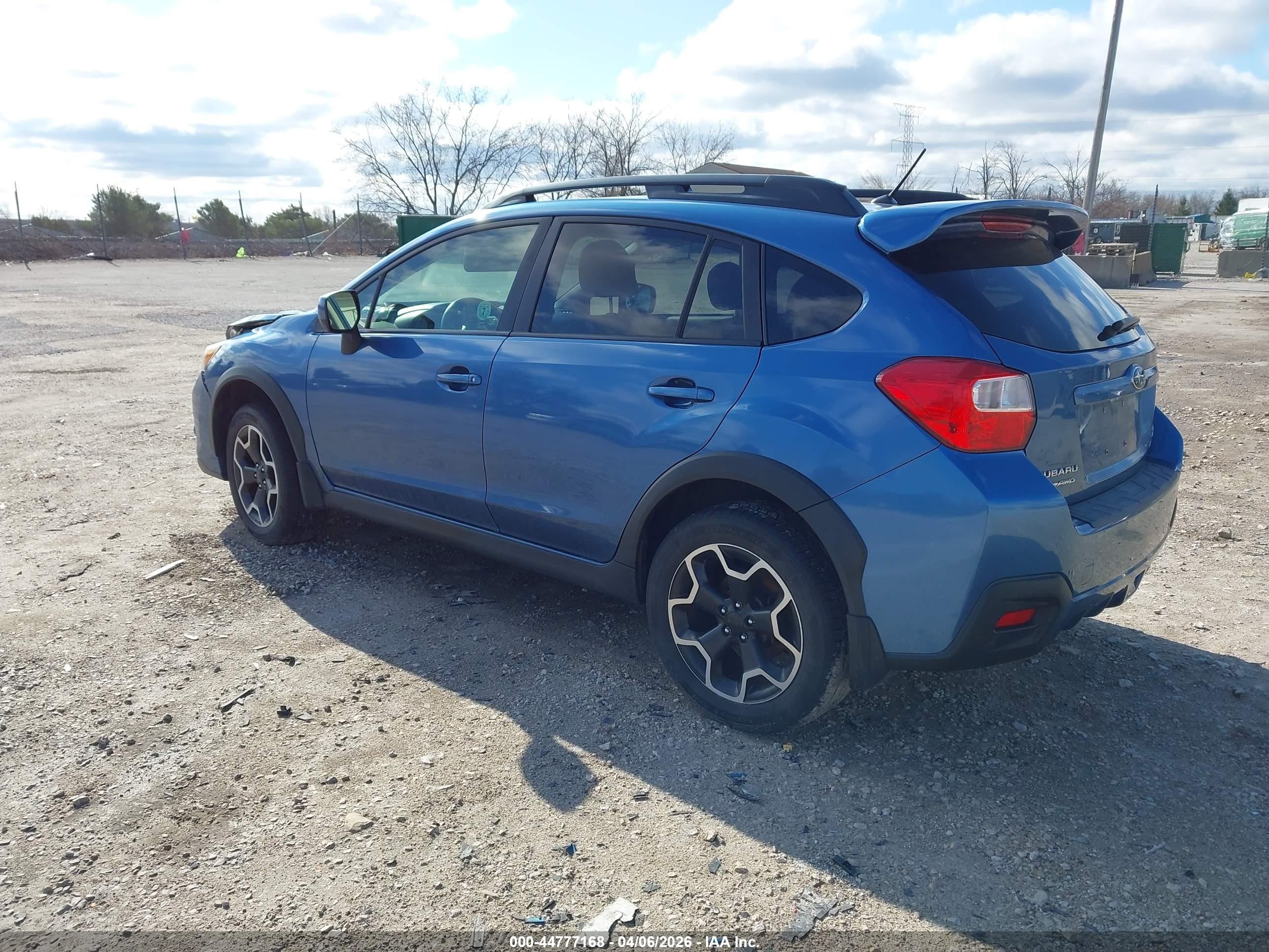 2014 Subaru Xv Crosstrek 2.0i Premium Синий vin: JF2GPACC9E8215439