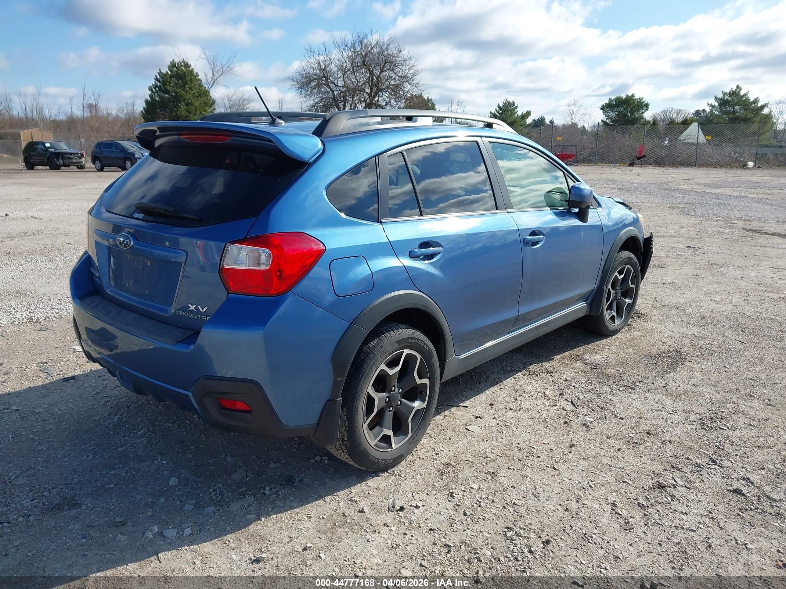 2014 Subaru Xv Crosstrek 2.0i Premium Синий vin: JF2GPACC9E8215439