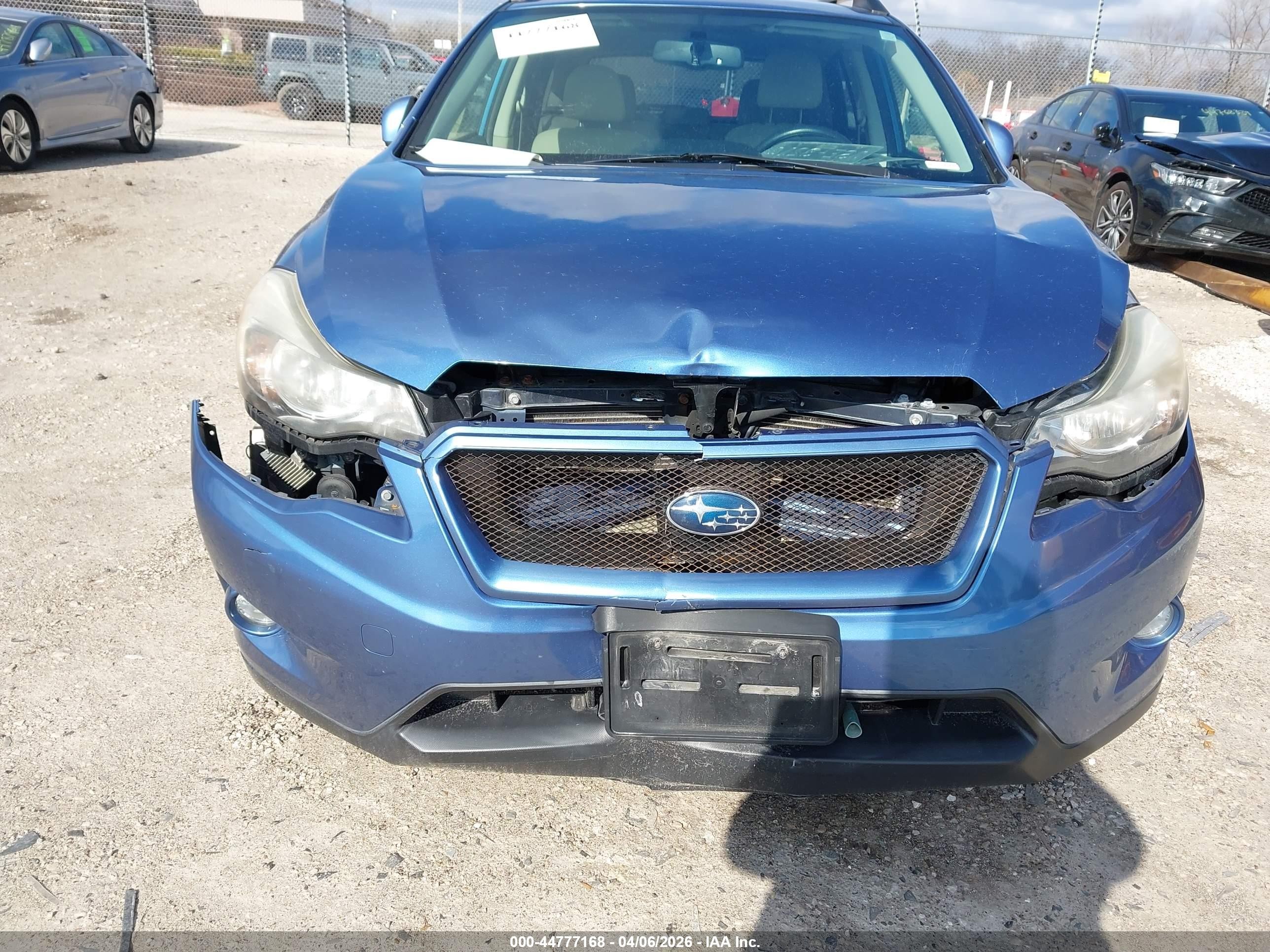 2014 Subaru Xv Crosstrek 2.0i Premium Синий vin: JF2GPACC9E8215439